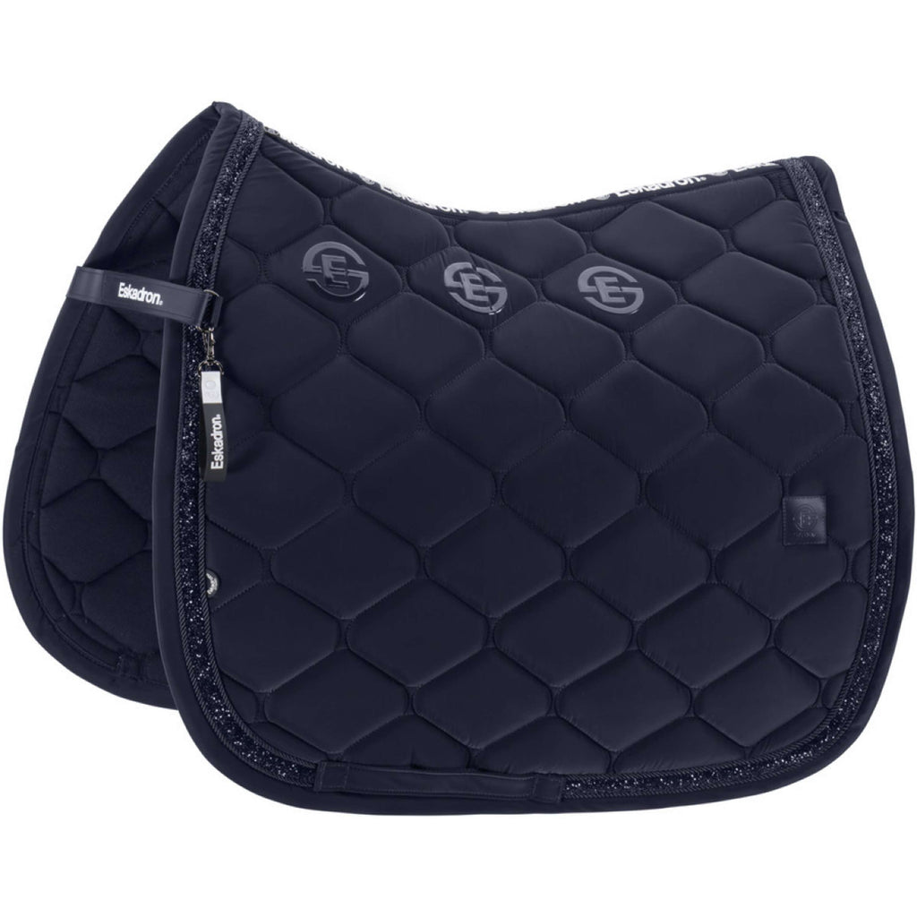 Eskadron Saddlepad Dynamics Silk Jewel Dressage Navy
