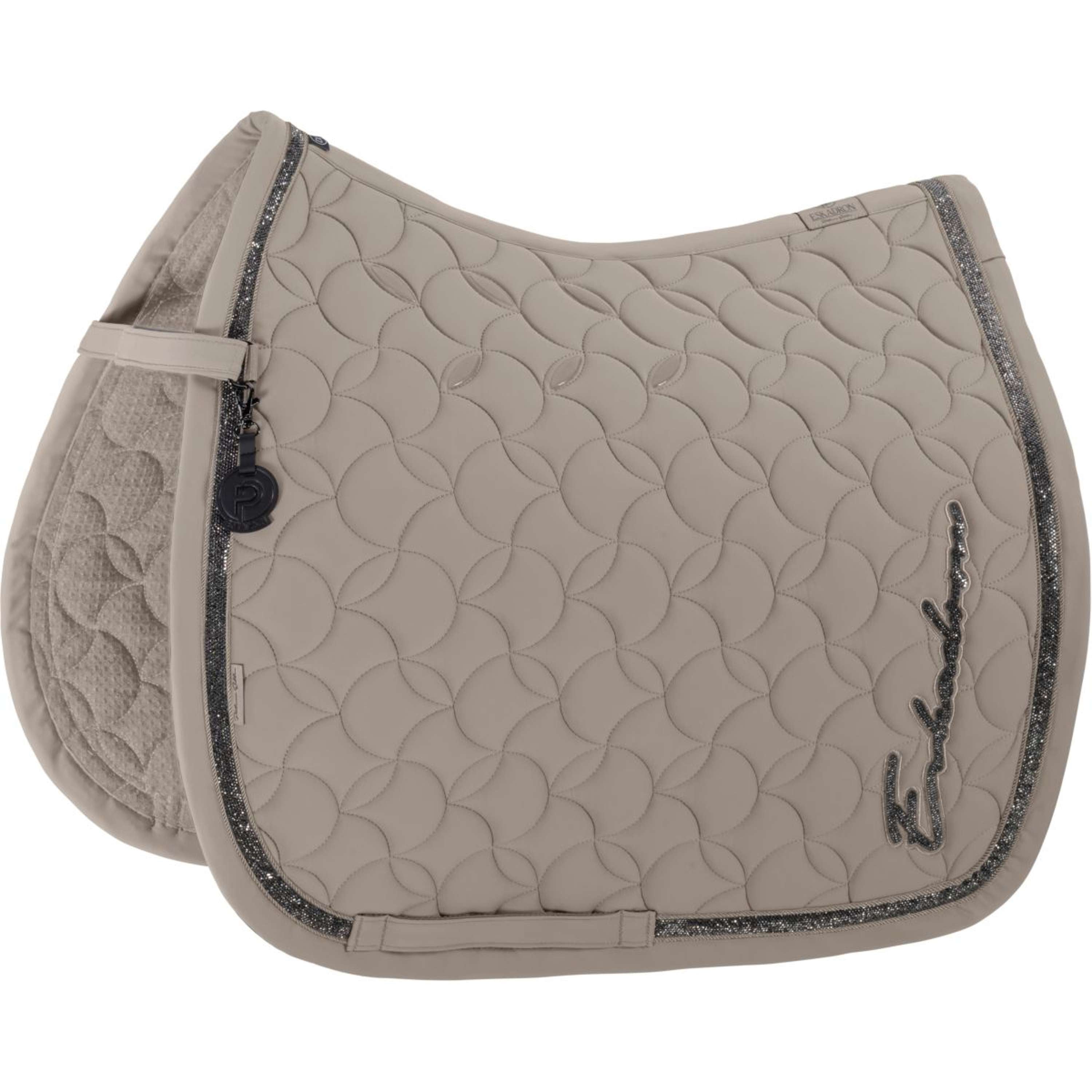 Eskadron Saddlepad Platinum '26 Pro Soft Glitter Dressage Pale Grey