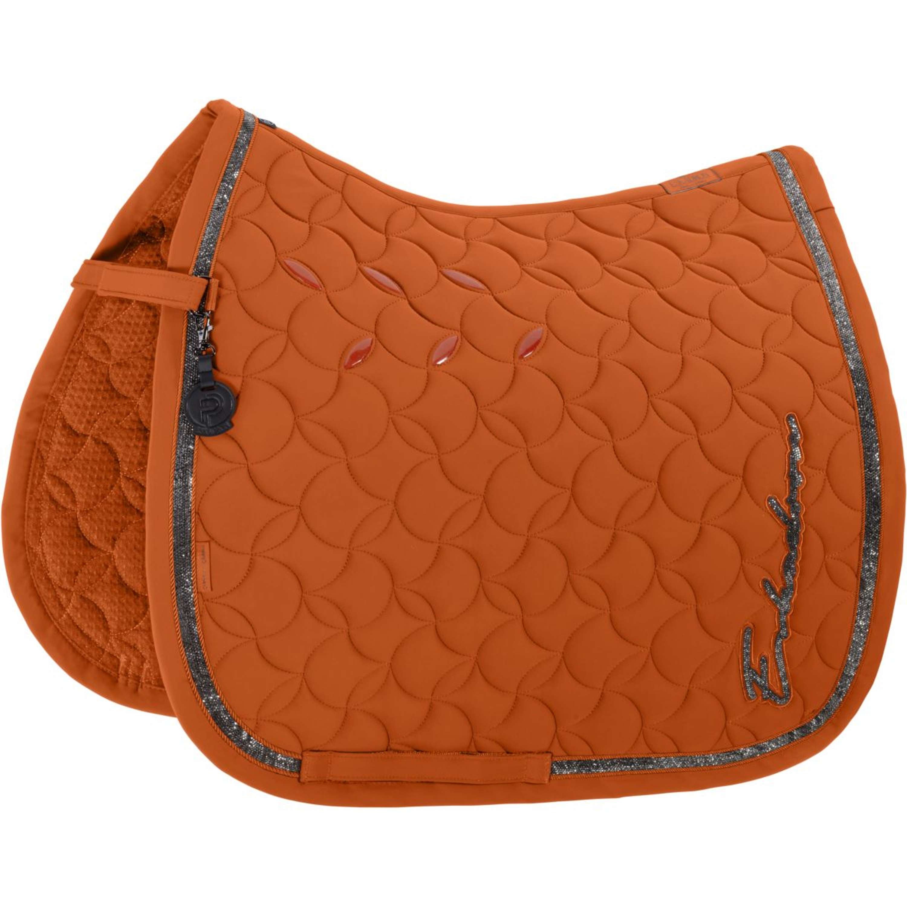 Eskadron Saddlepad Platinum '26 Pro Soft Glitter Dressage Amber