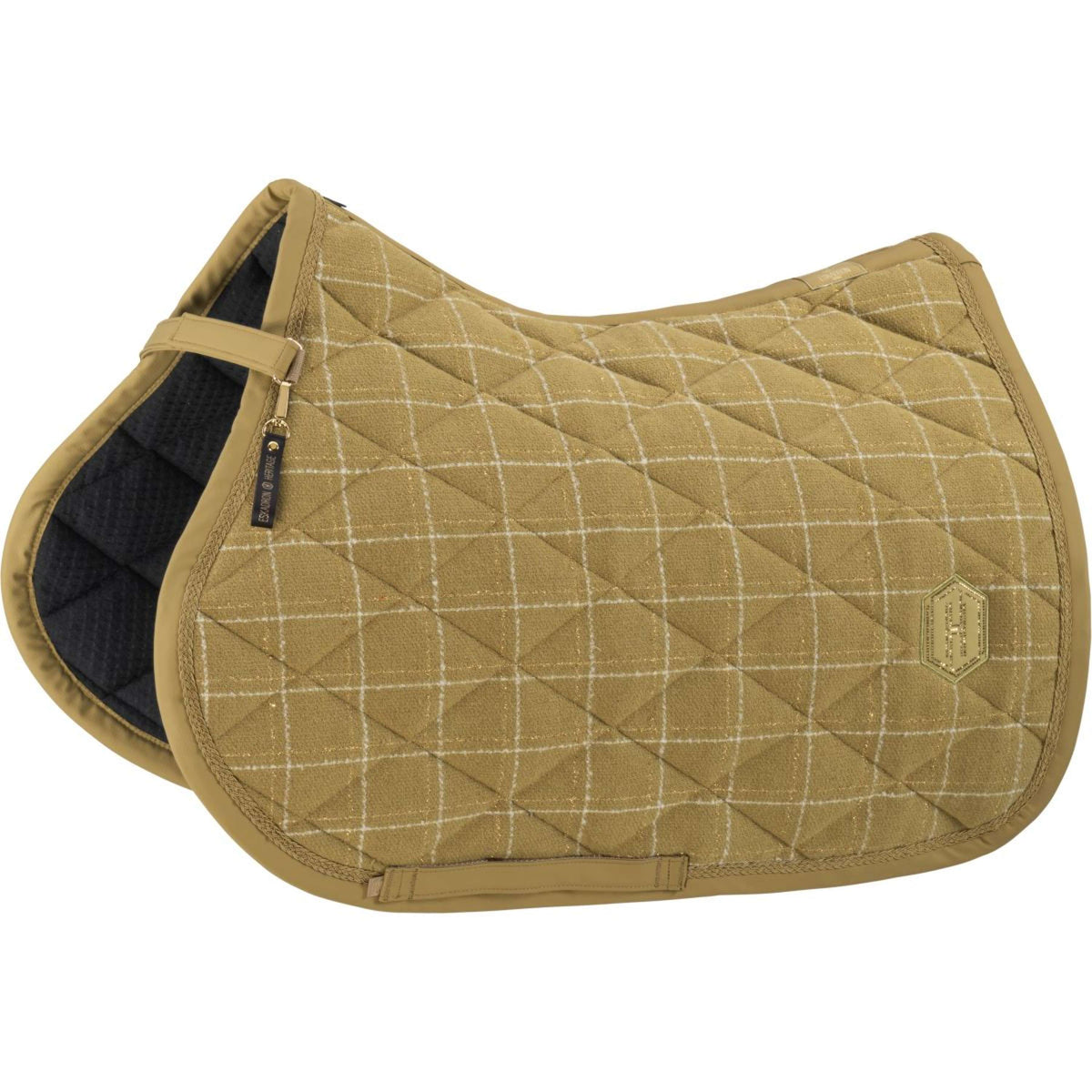 Eskadron Saddlepad Heritage Bouclé Emblem General Purpose Cardamom