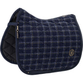 Eskadron Saddlepad Heritage Bouclé Emblem Dressage Navy
