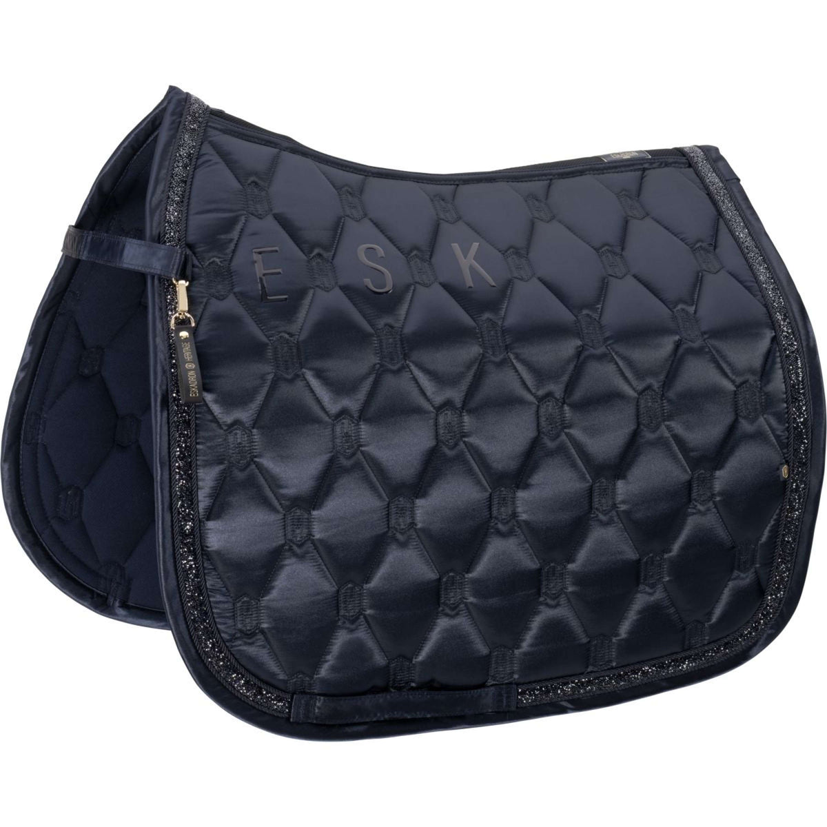 Eskadron Saddlepad Heritage Satin Jewel Dressage Navy