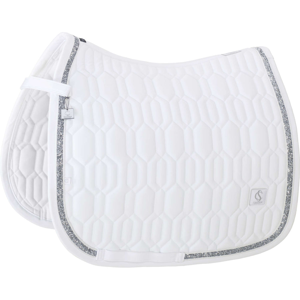 Eskadron Saddlepad Classic Sports Softshell Jewel Dressage White