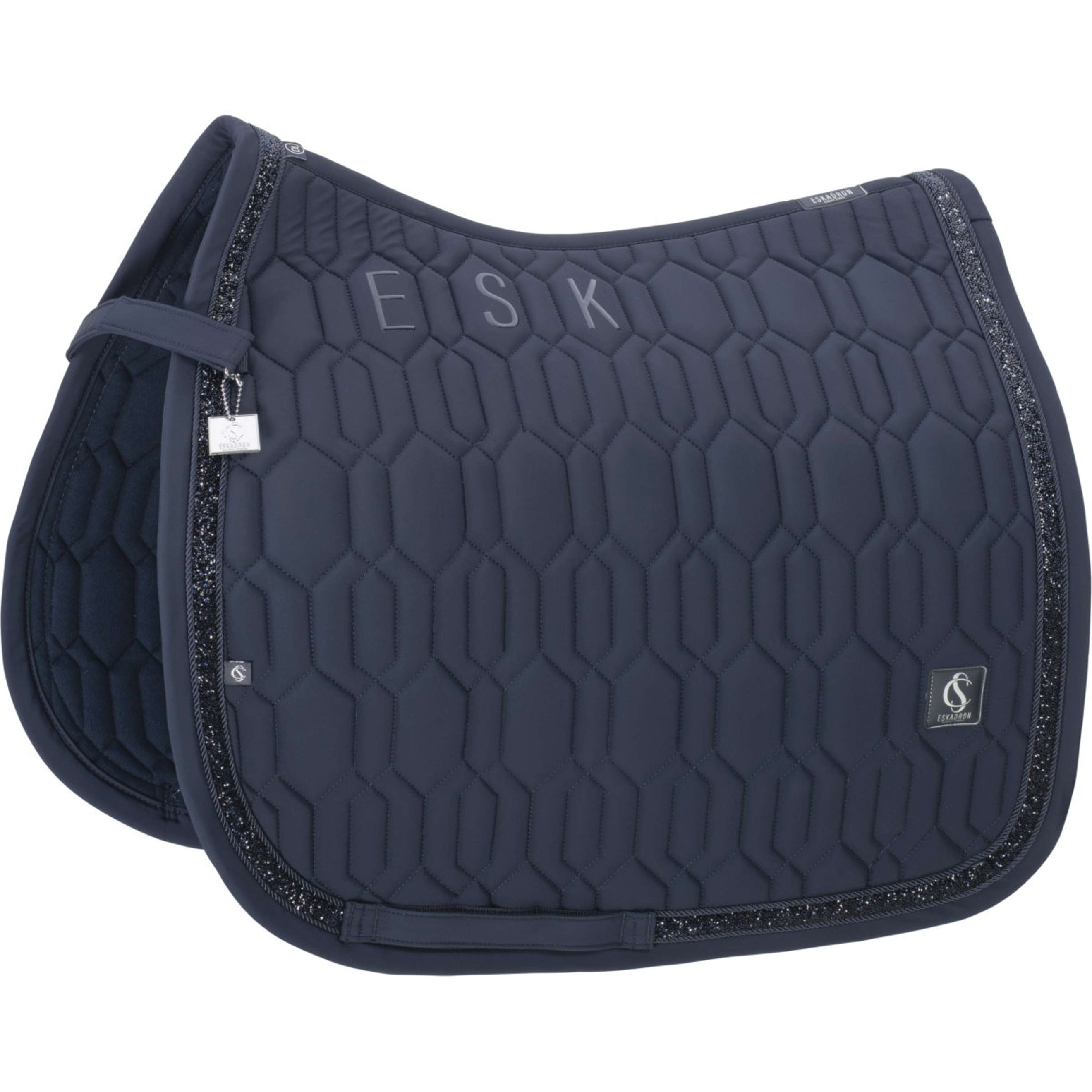 Eskadron Saddlepad Classic Sports Softshell Jewel Dressage Navy Eskadron Saddlepad Classic Sports Softshell Jewel Dressage Navy