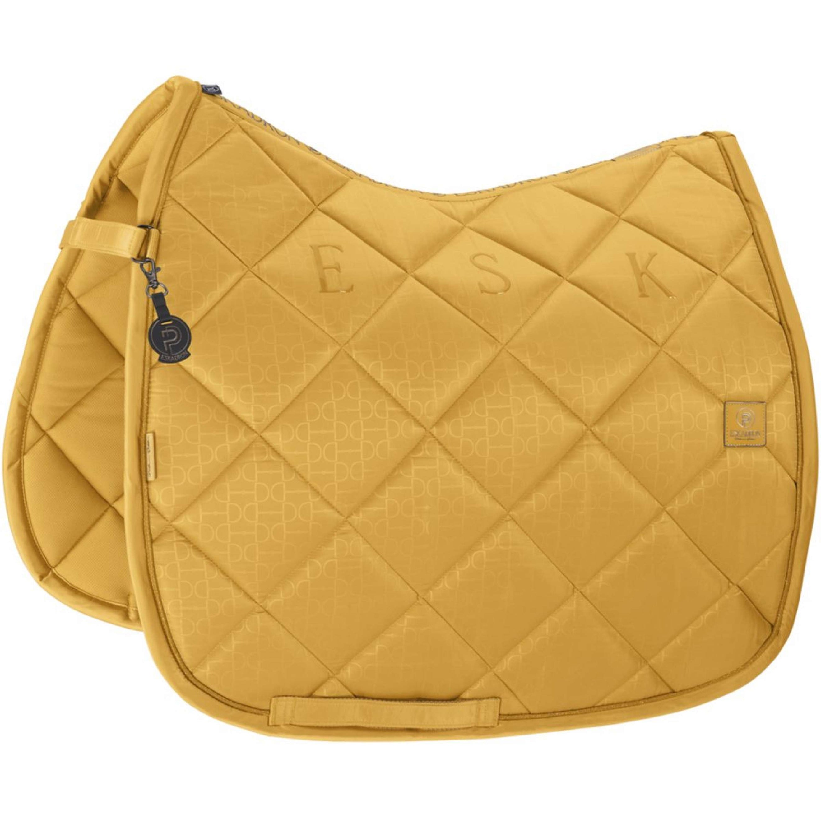 Eskadron Saddlepad Glossy Bit Platinum '25 Dressage Golden Yellow Eskadron Saddlepad Glossy Bit Platinum '25 Dressage Golden Yellow