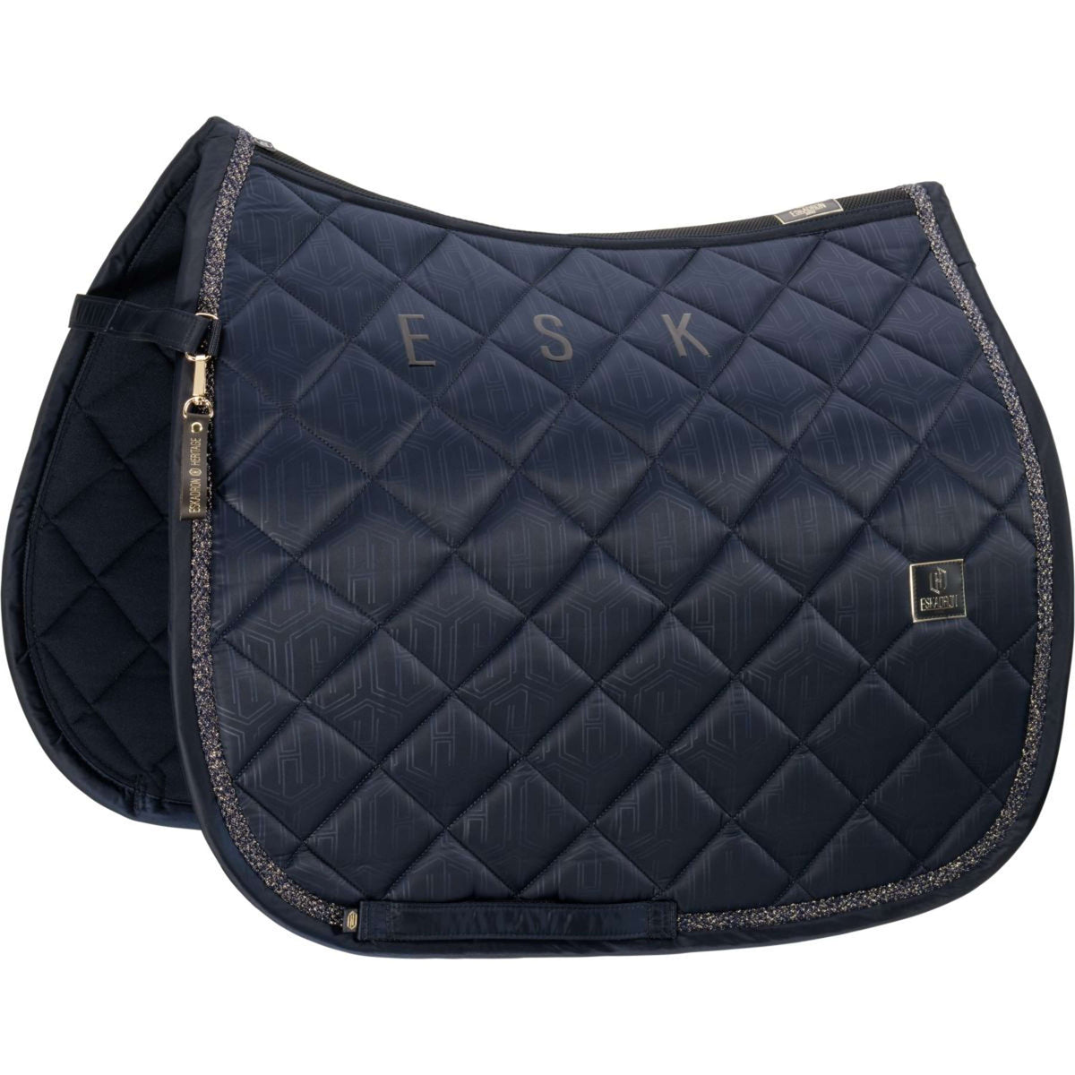 Eskadron Saddlepad Heritage Glossy Dressage Navy