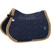 Eskadron Saddlepad Classic Sports Glossy Jewel Contrast General Purpose Navy