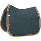 Eskadron Saddlepad Classic Sports Glossy Jewel Contrast Dressage Ocean