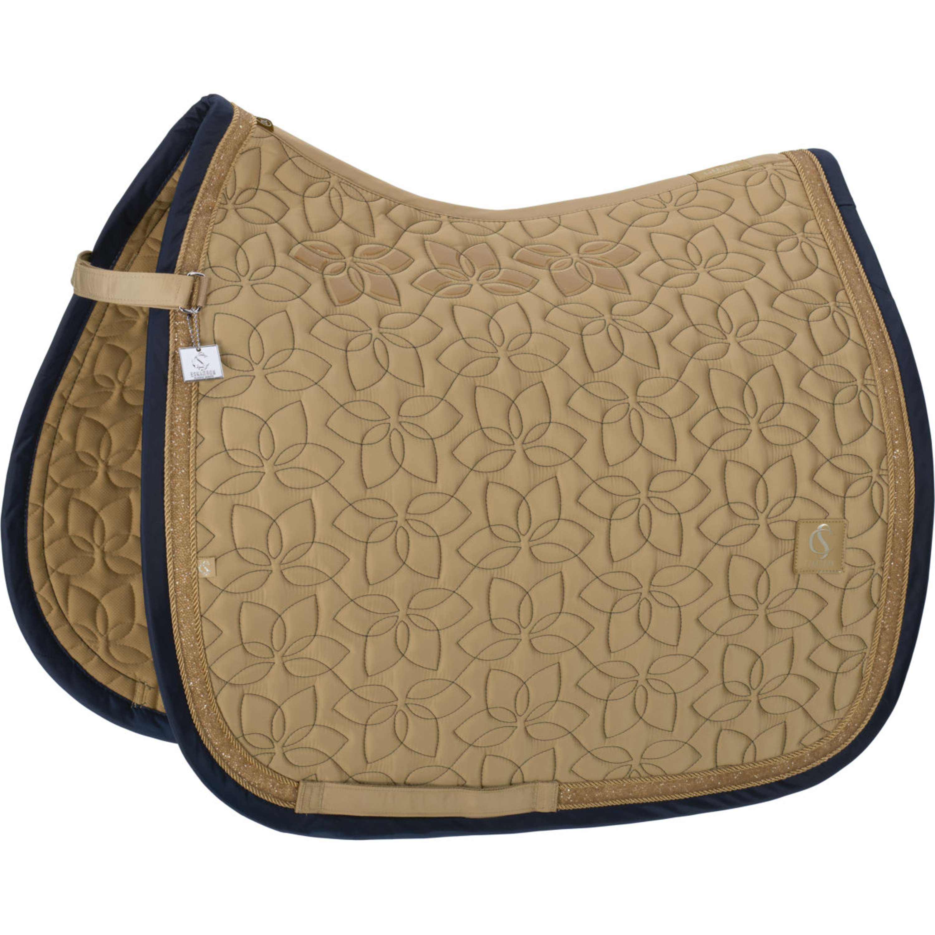 Eskadron Saddlepad Classic Sports Glossy Jewel Contrast Dressage Sierra