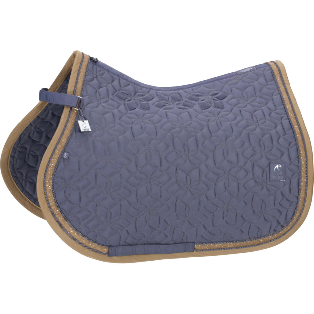 Eskadron Saddlepad Classic Sports Glossy Jewel Contrast General Purpose Orchid