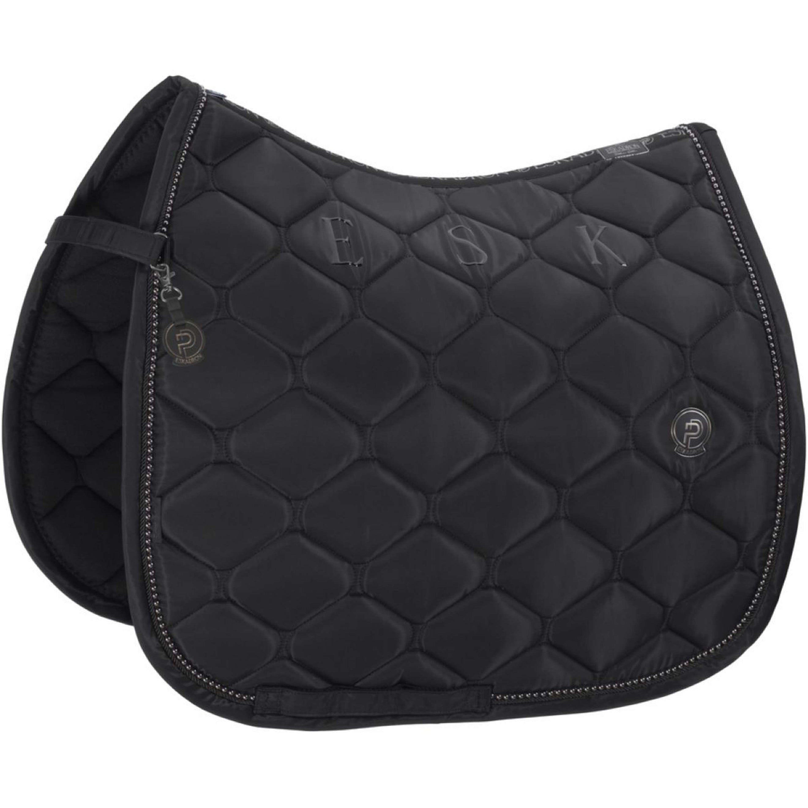 Eskadron Saddlepad Highgloss Pearls Platinum '25 Dressage Black
