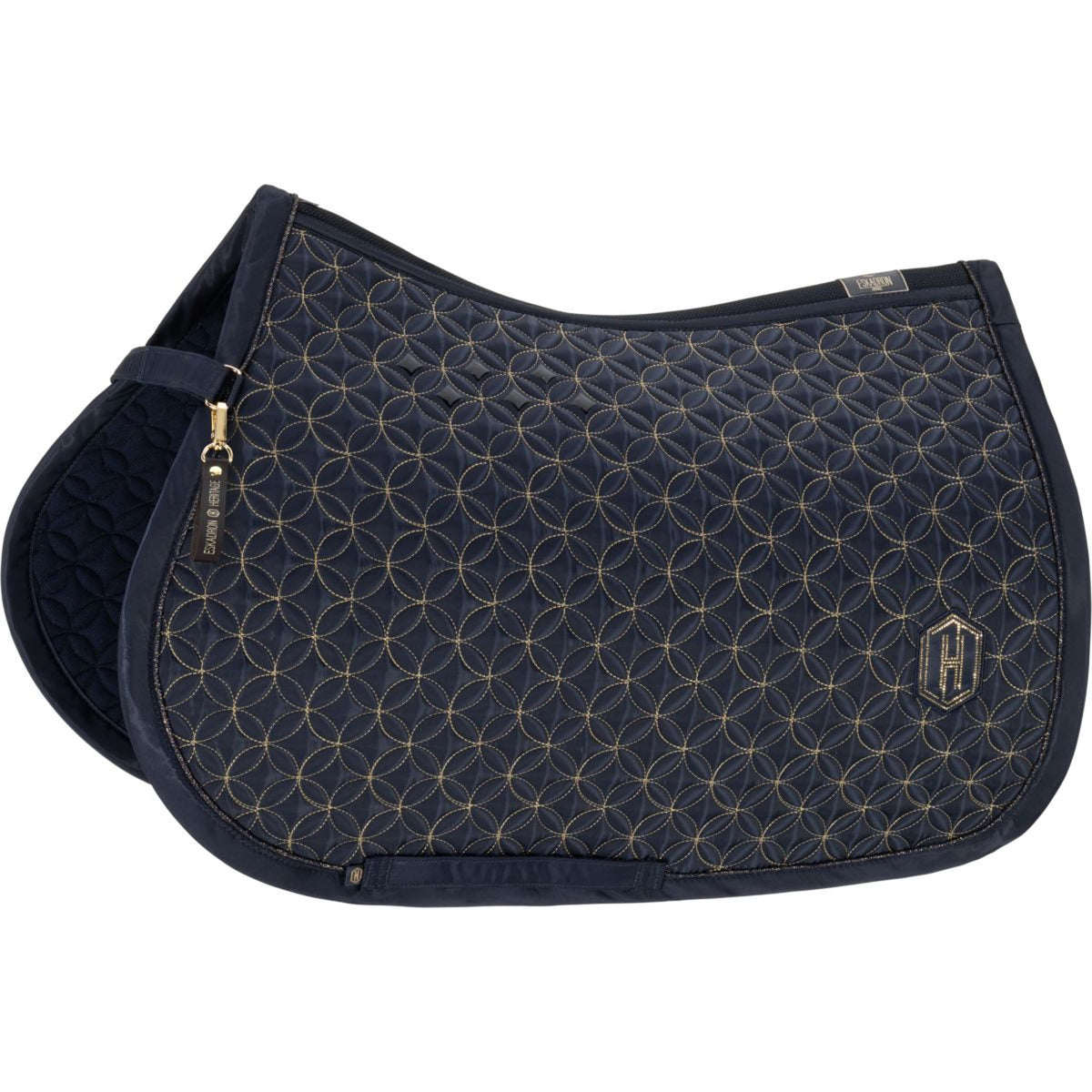 Eskadron Saddlepad Heritage Highgloss Contrast General Purpose Navy