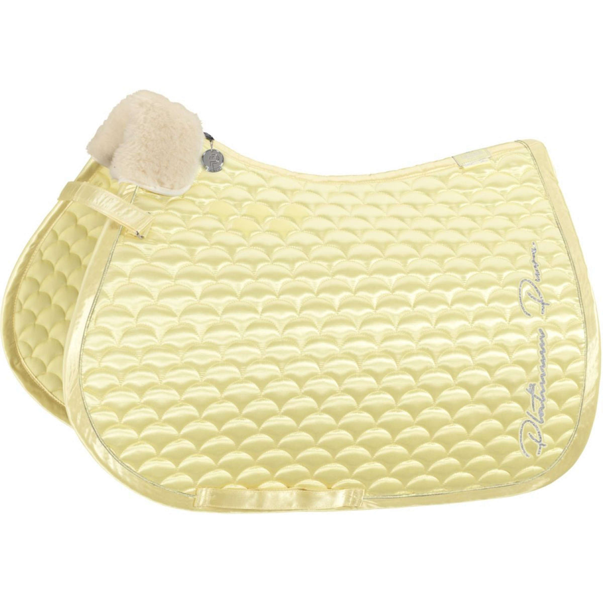 Eskadron Saddlepad Platinum Pure Satin Cloud General Purpose Sunflower