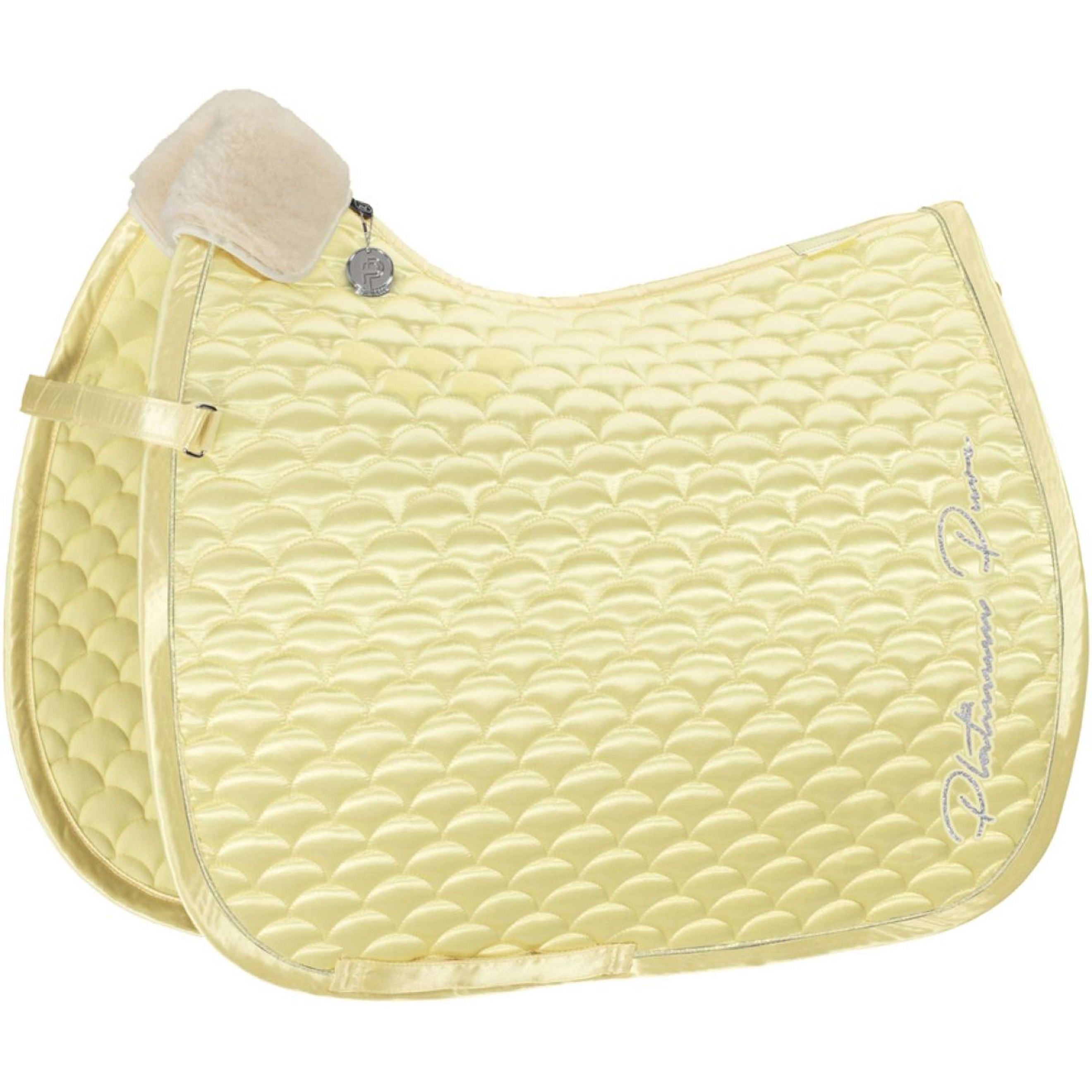 Eskadron Saddlepad Platinum Pure Satin Cloud Dressage Sunflower