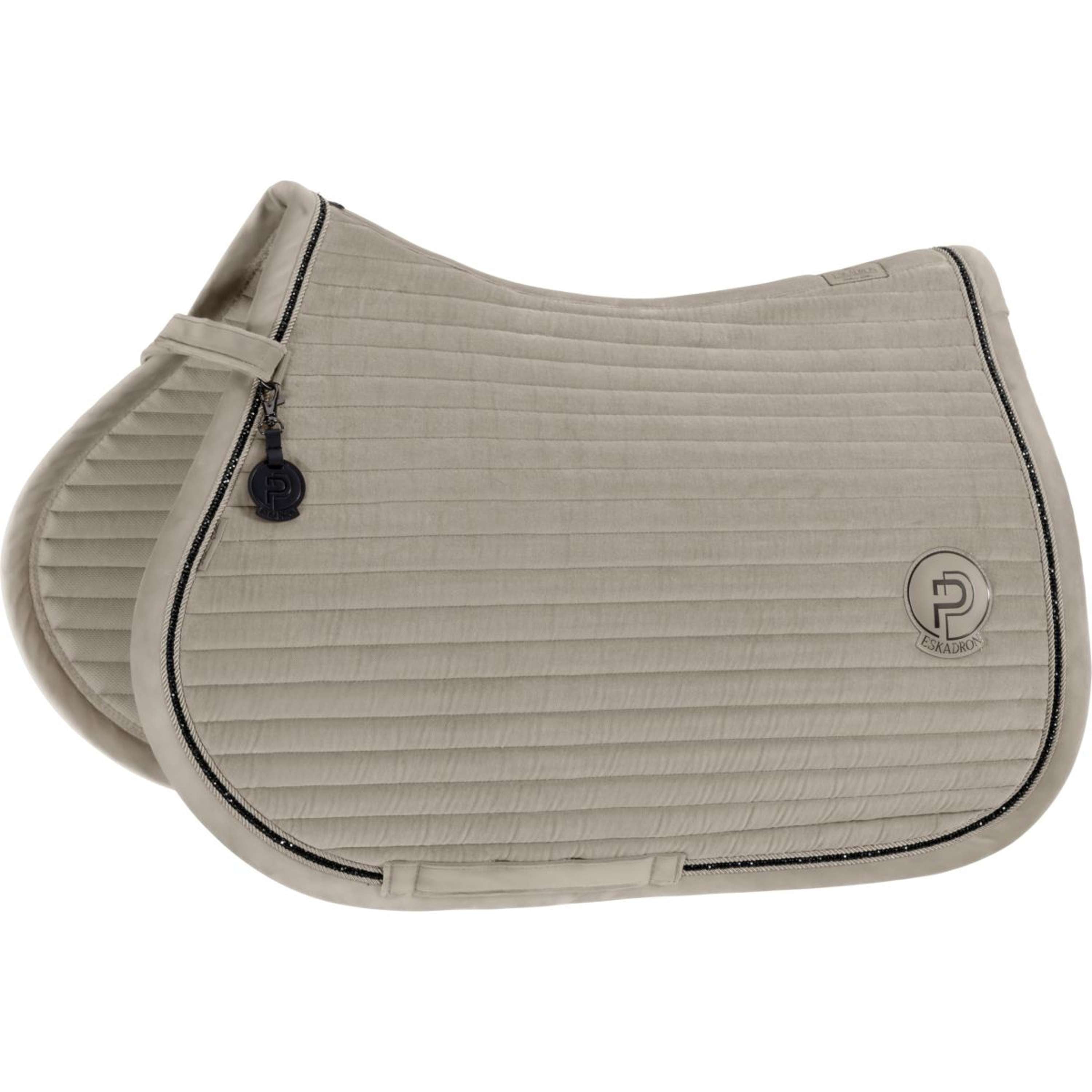 Eskadron Saddlepad Platinum '26 Velvet Crystal General Purpose Pale Grey