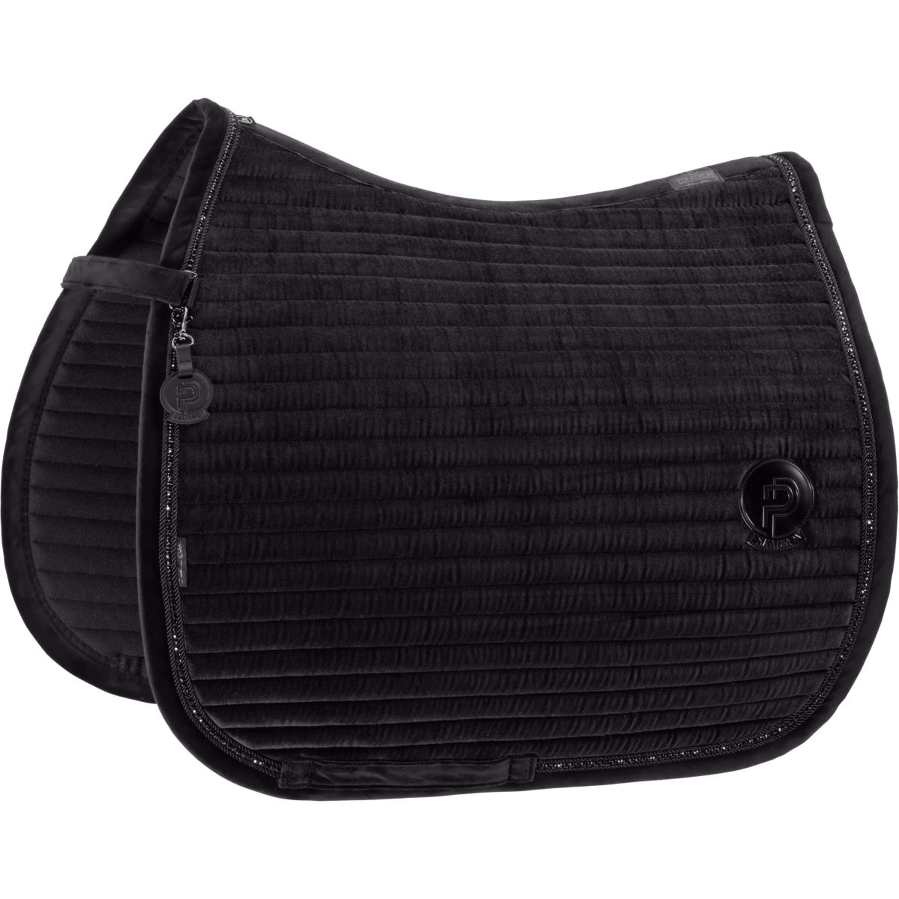 Eskadron Saddlepad Platinum '26 Velvet Crystal Dressage Black