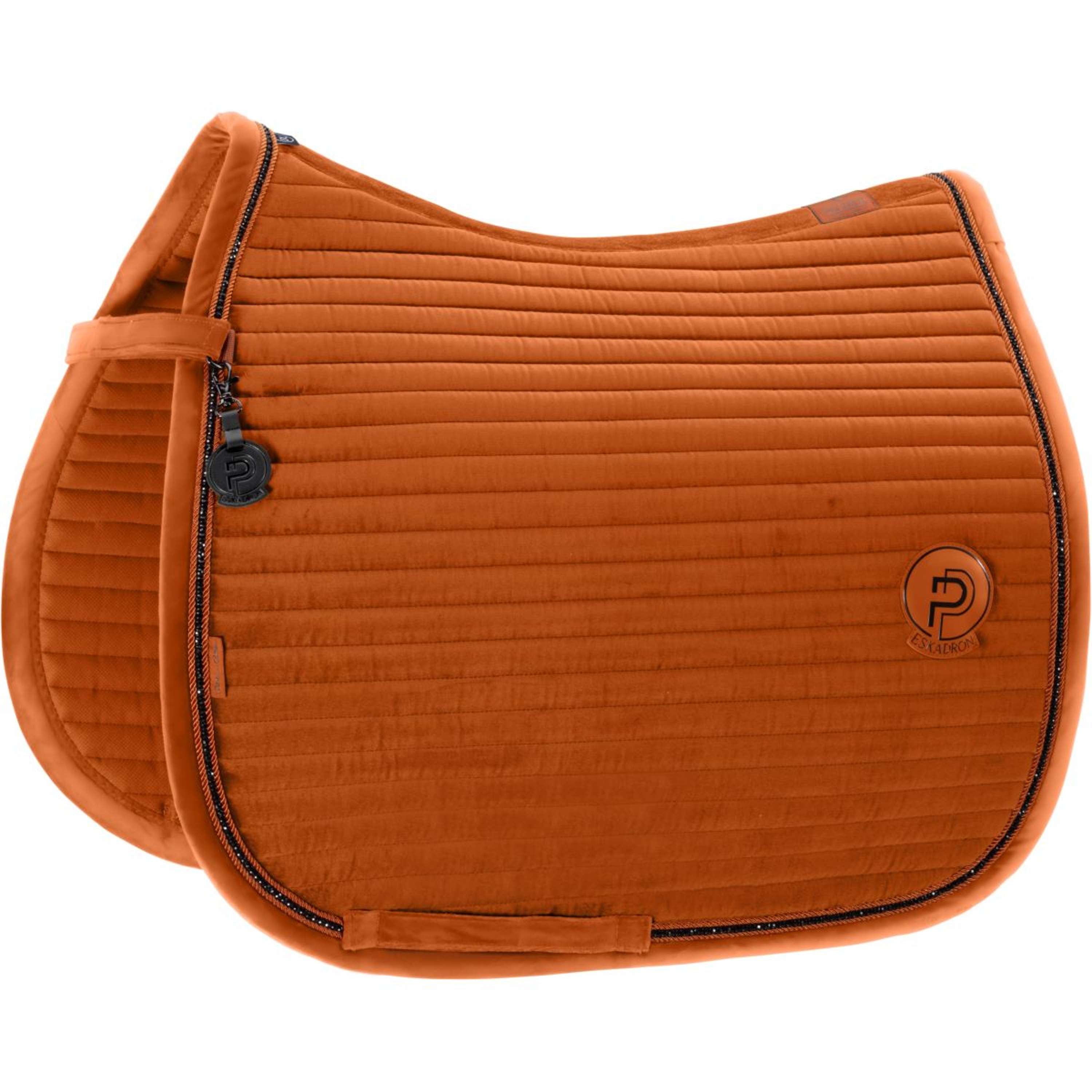 Eskadron Saddlepad Platinum '26 Velvet Crystal Dressage Amber