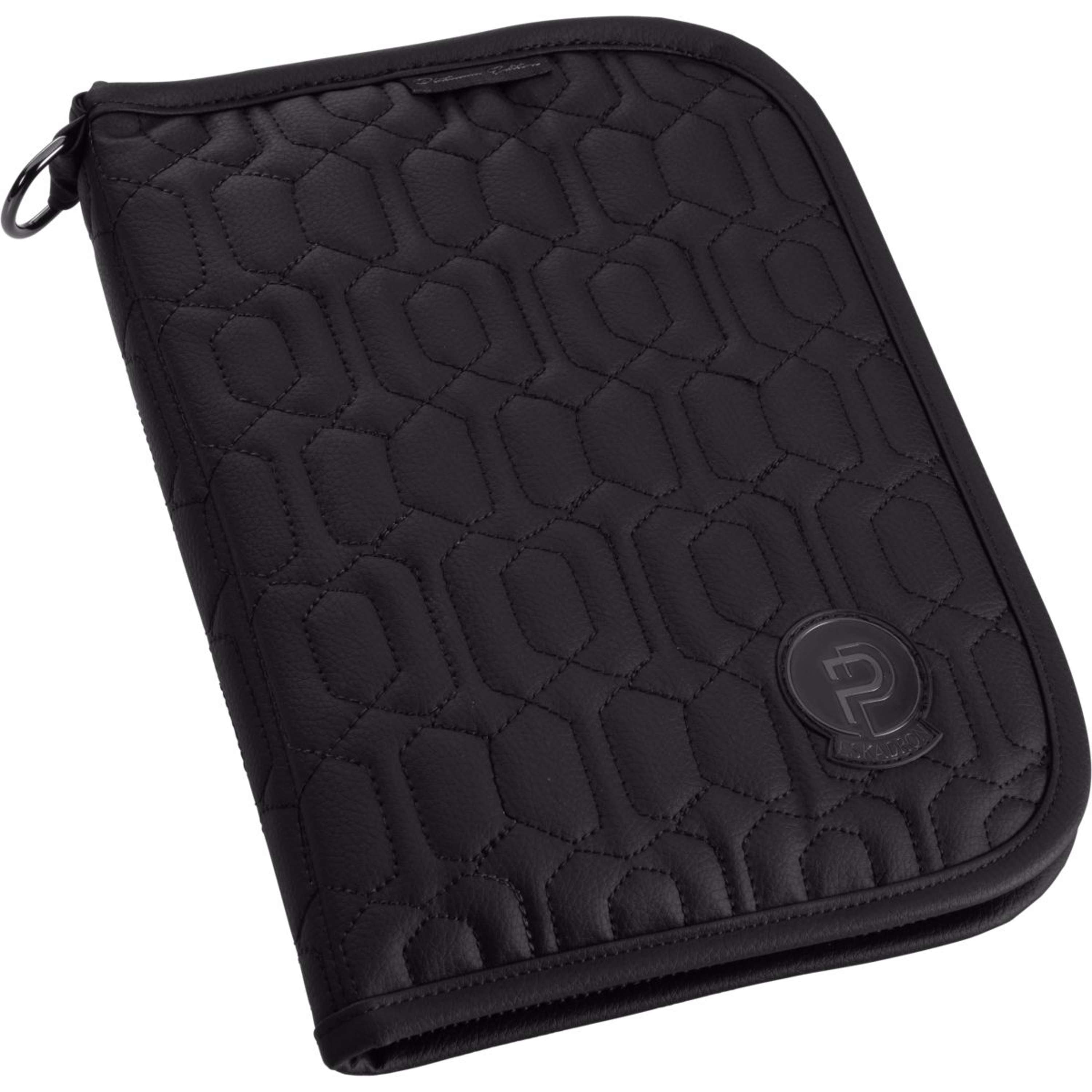 Eskadron Passport Holder Platinum '26 Faux Leather Black