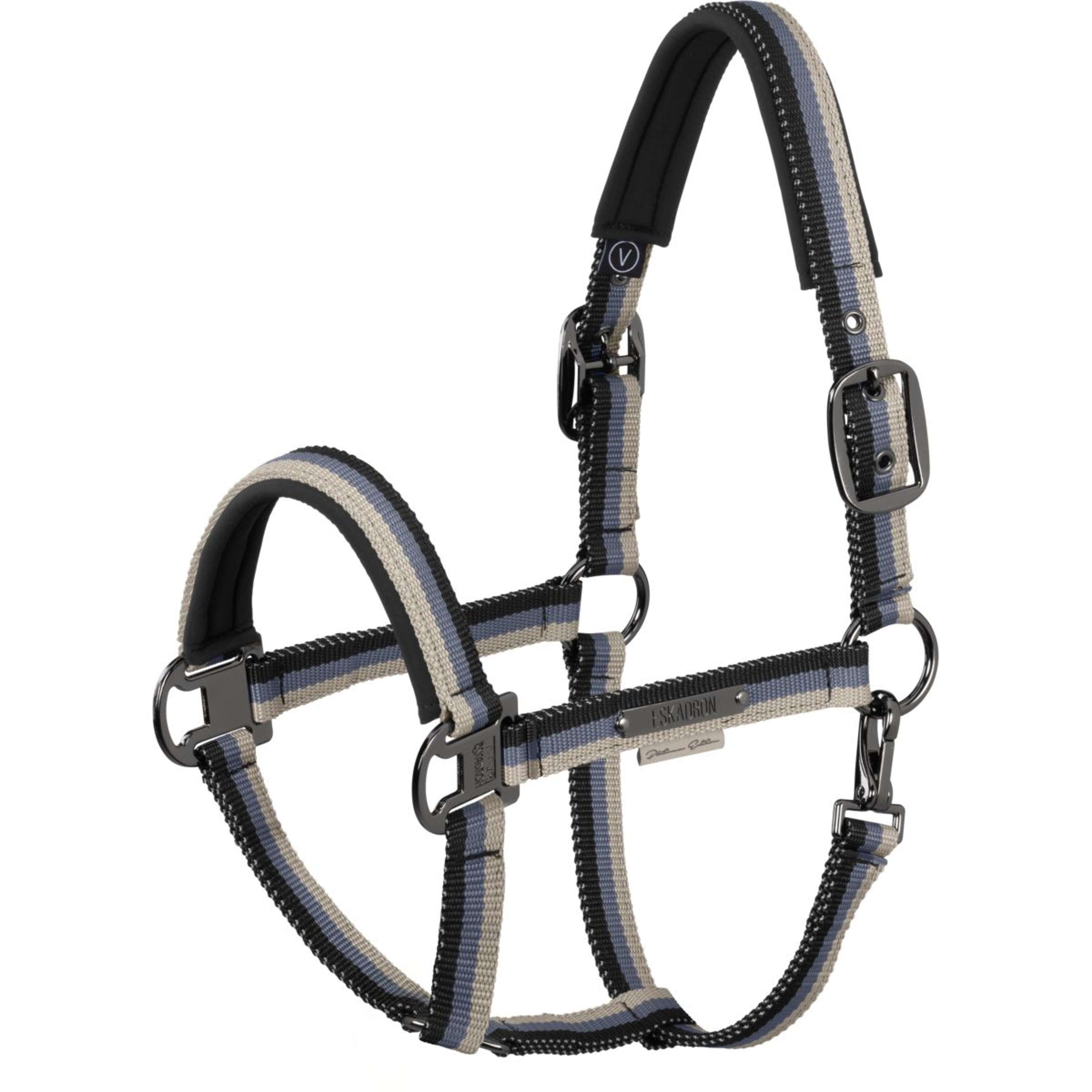 Eskadron Halter Platinum '26 Garth Light Double Pin Black/Pale Slate