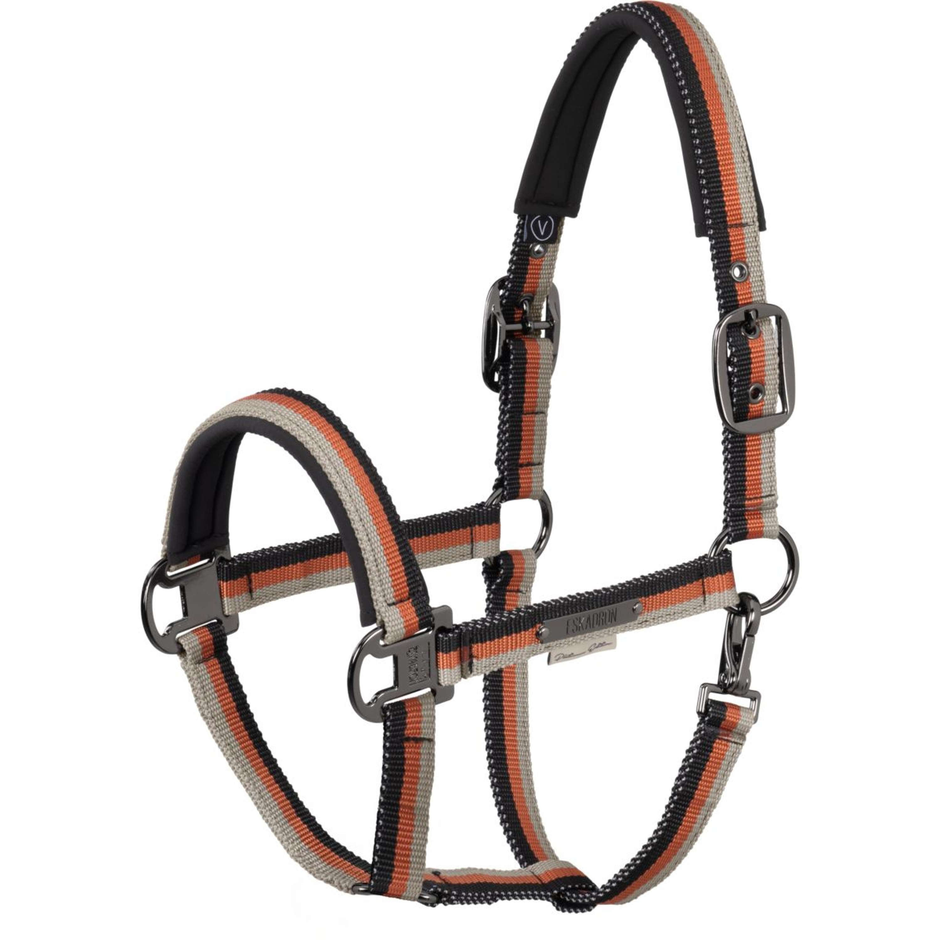 Eskadron Halter Platinum '26 Garth Light Double Pin Black/Pale/Amber