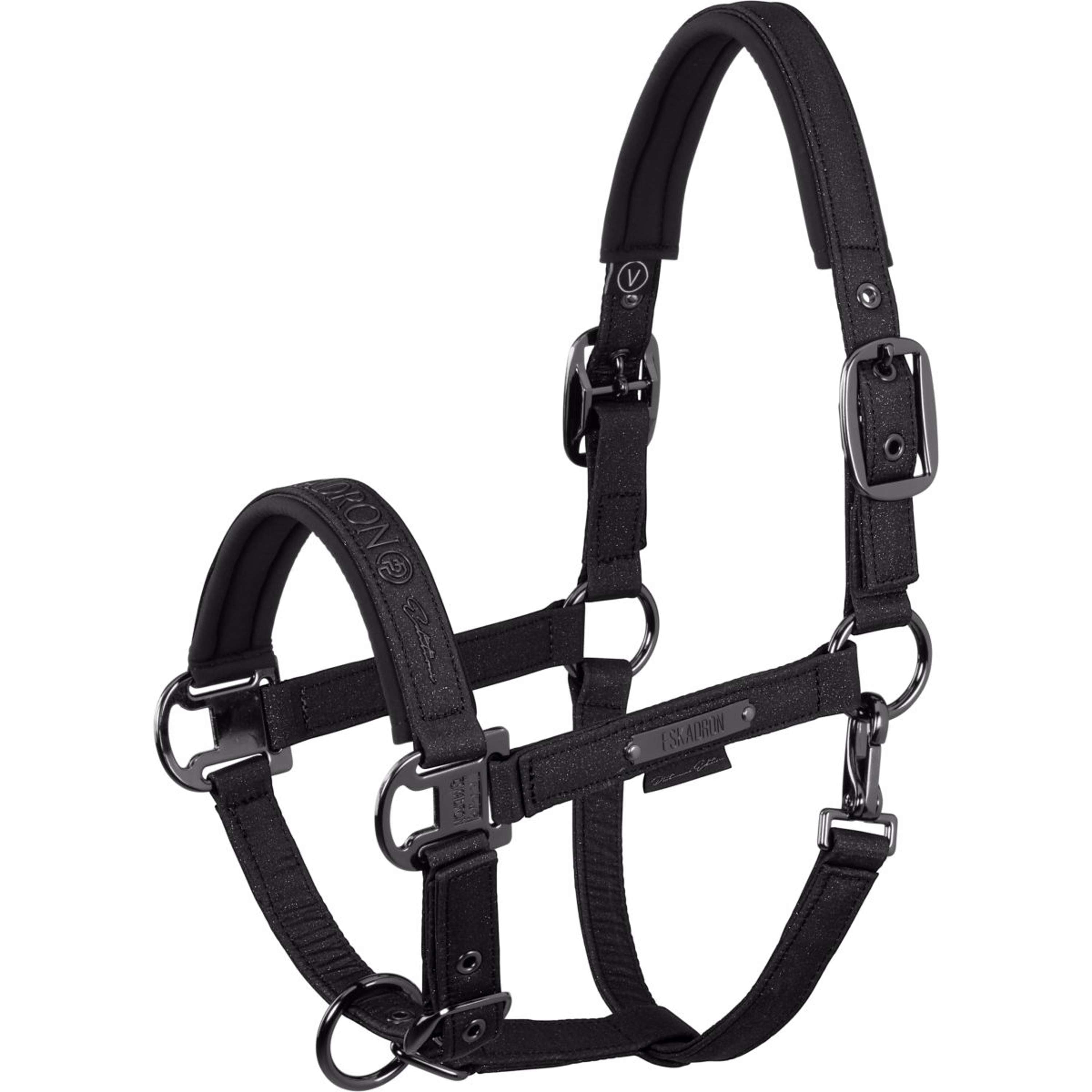 Eskadron Halter Platinum '26 Sparkle Double Pin Black
