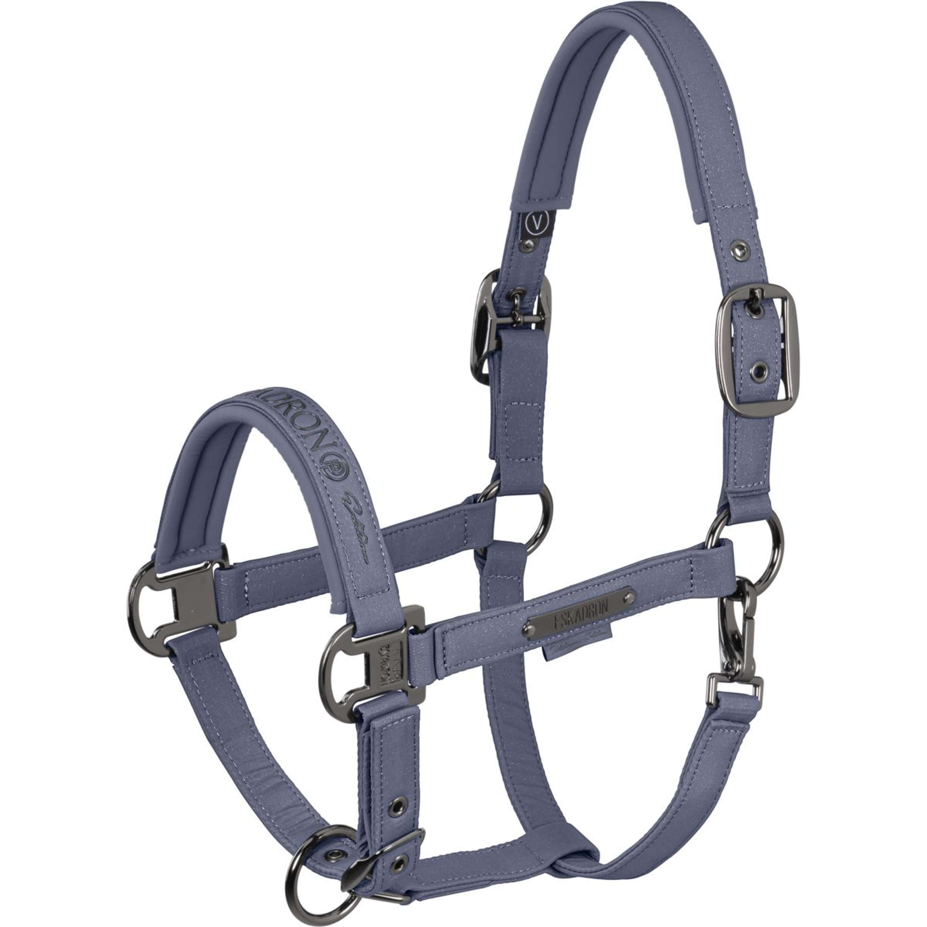 Eskadron Halter Platinum '26 Sparkle Double Pin Slate Blue