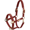 Eskadron Halter Heritage Faux Leather Double Pin Merlot