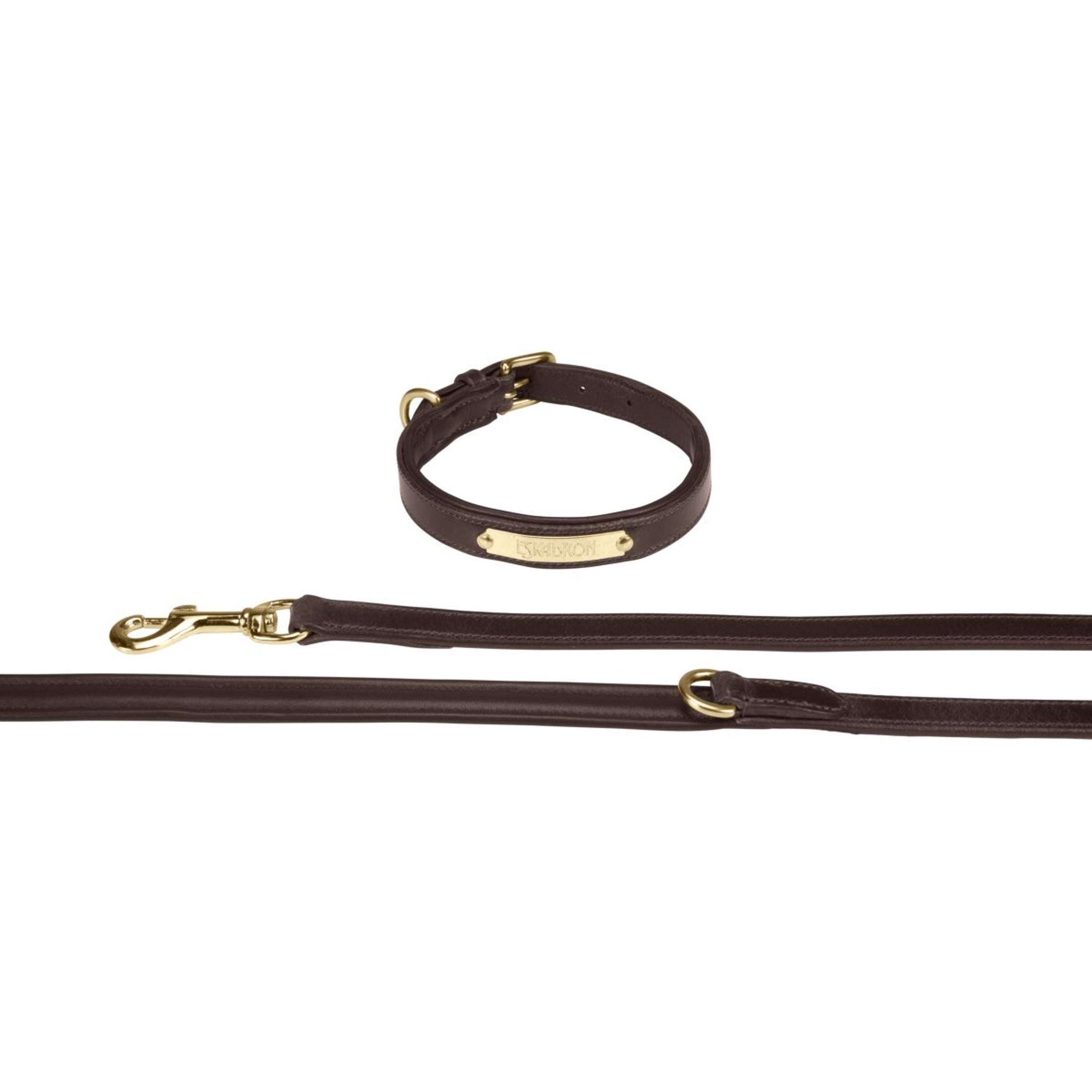 Eskadron Dog Set Leather Darkbrown