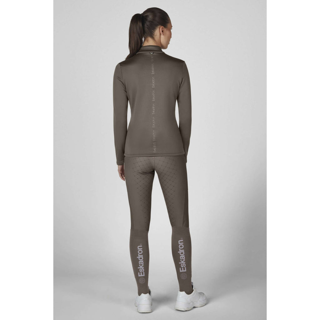 Eskadron Shirt Dynamics Half-Zip Powdertaupe