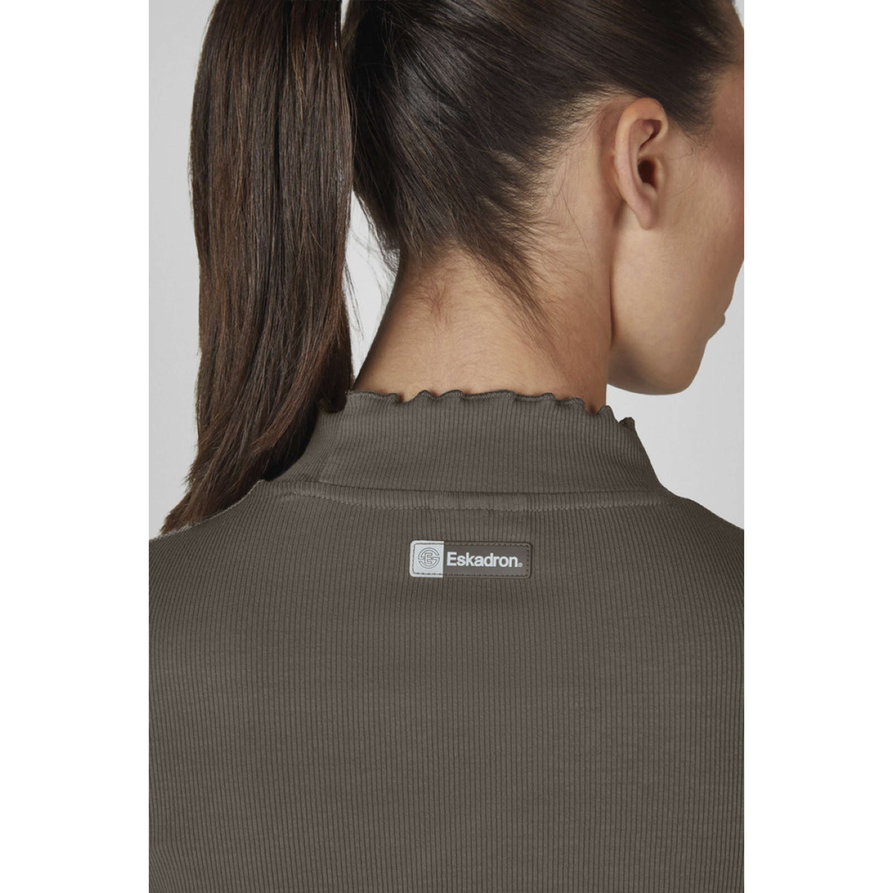 Eskadron Shirt Dynamics Turtleneck Rib Powdertaupe