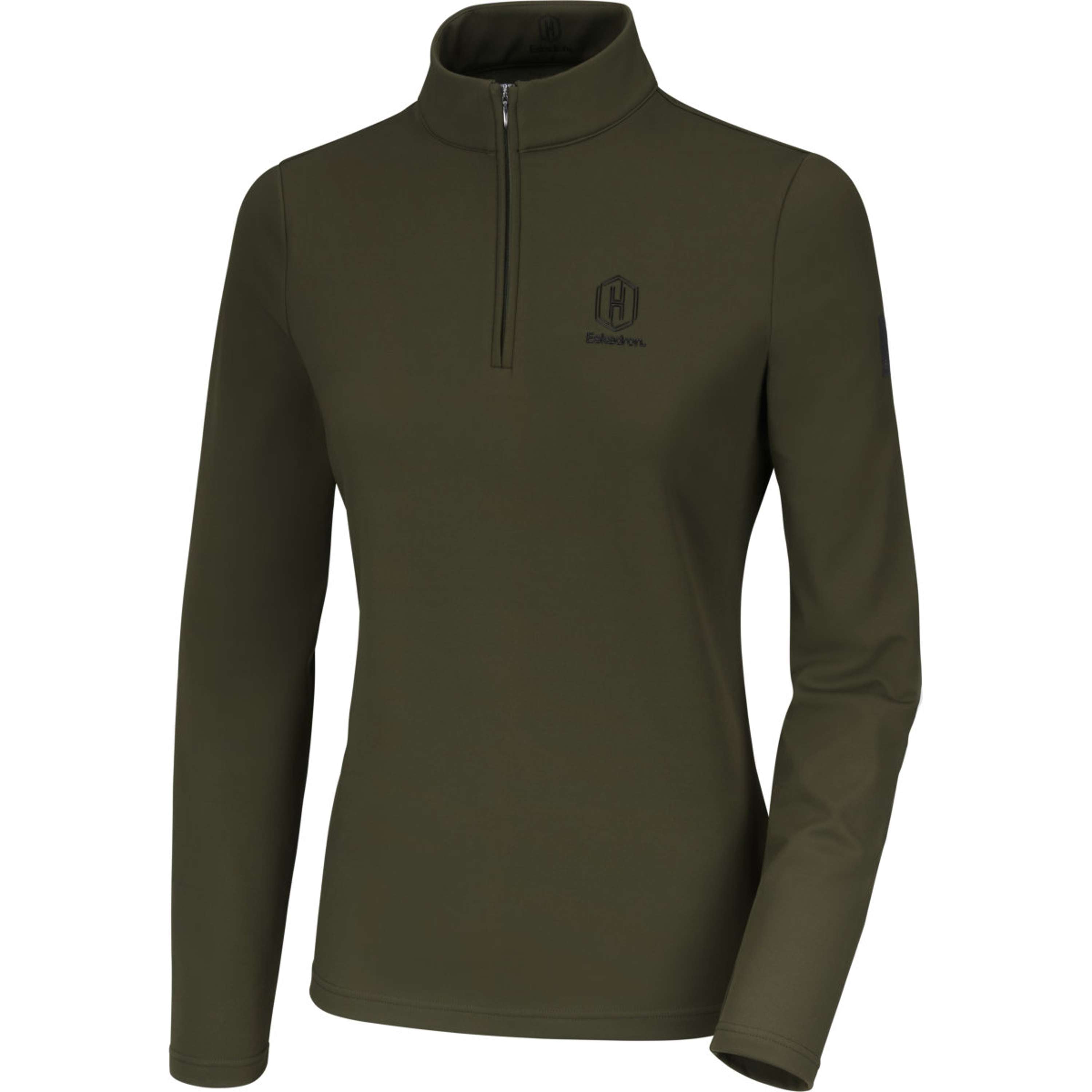 Eskadron Shirt Heritage Half-Zip Deep Moss