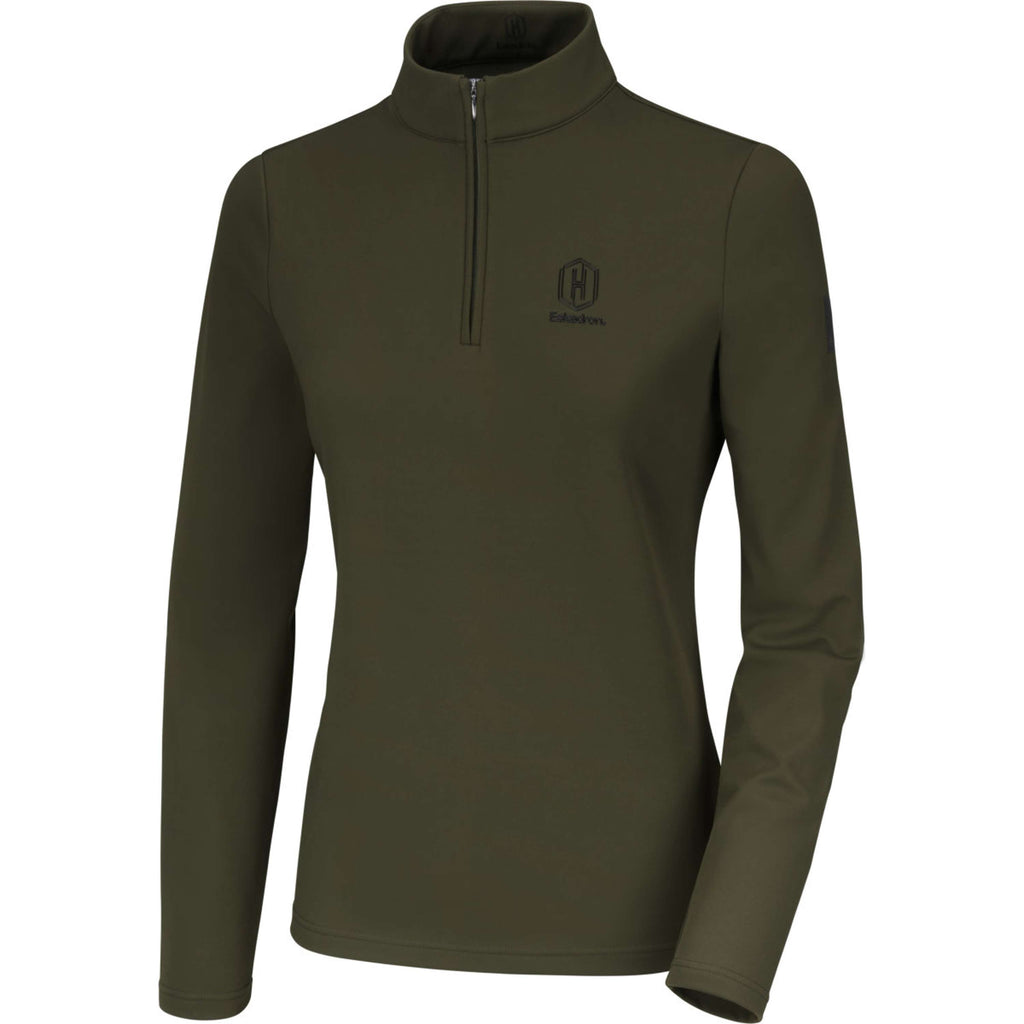 Eskadron Shirt Heritage Half-Zip Deep Moss