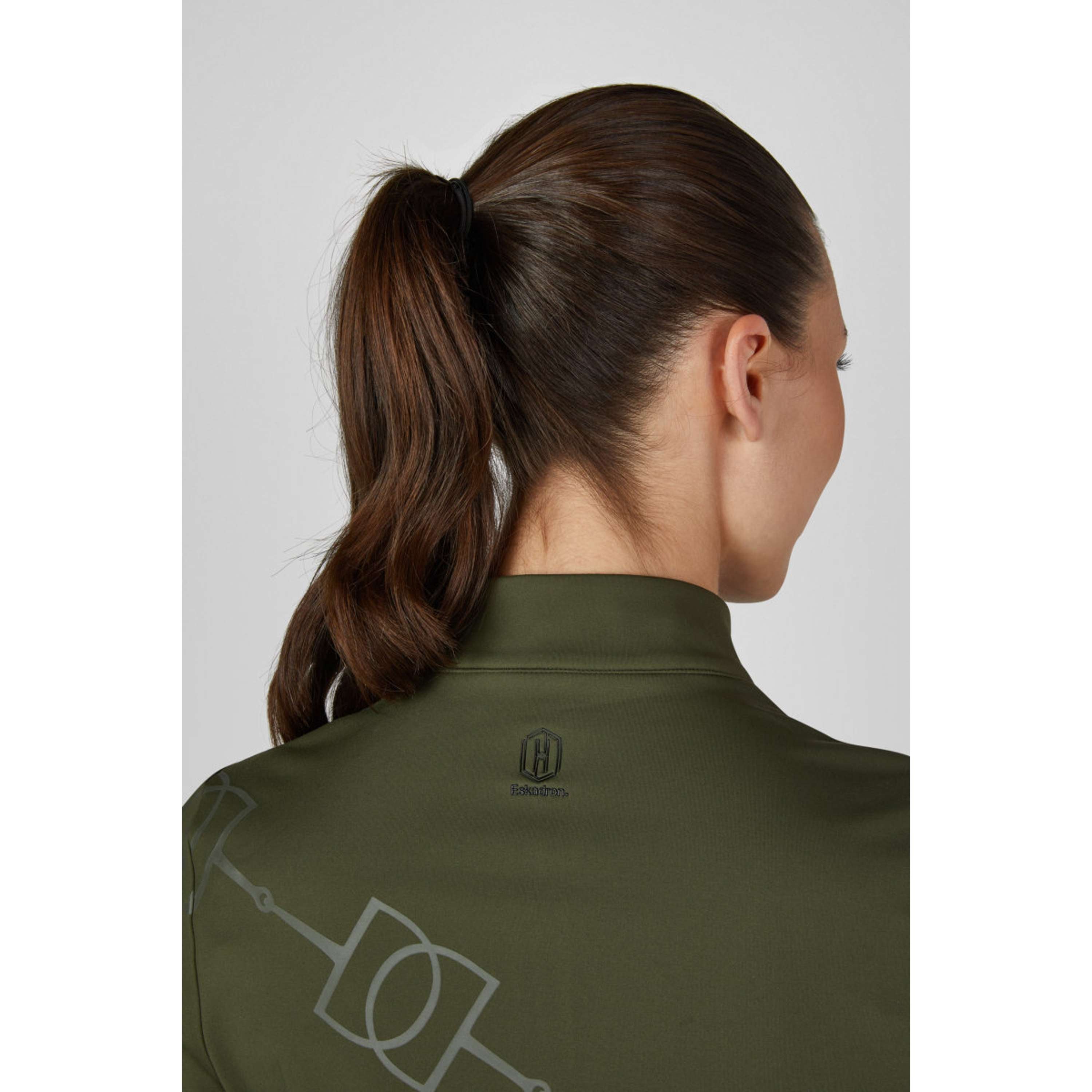 Eskadron Shirt Heritage Half-Zip Deep Moss