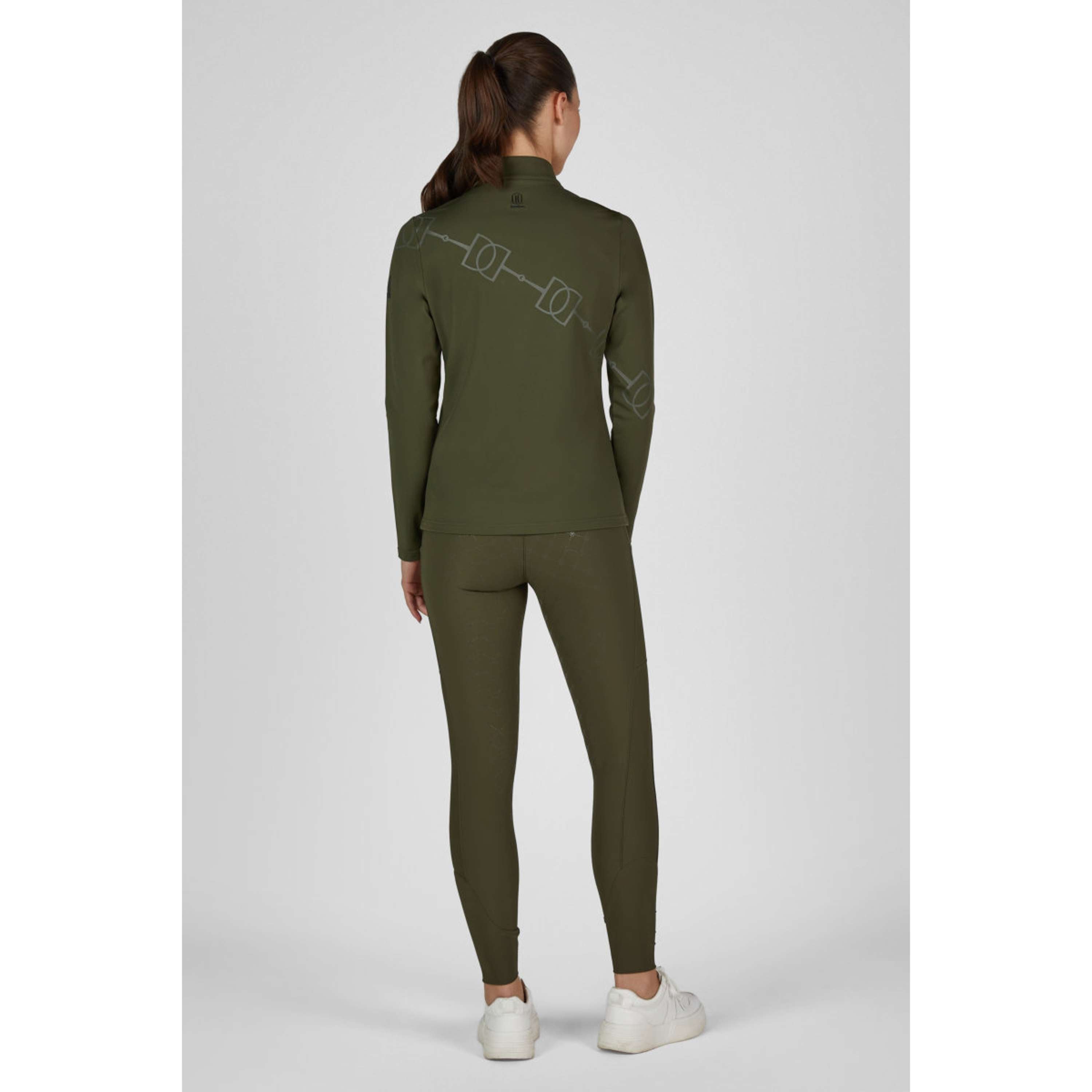 Eskadron Shirt Heritage Half-Zip Deep Moss