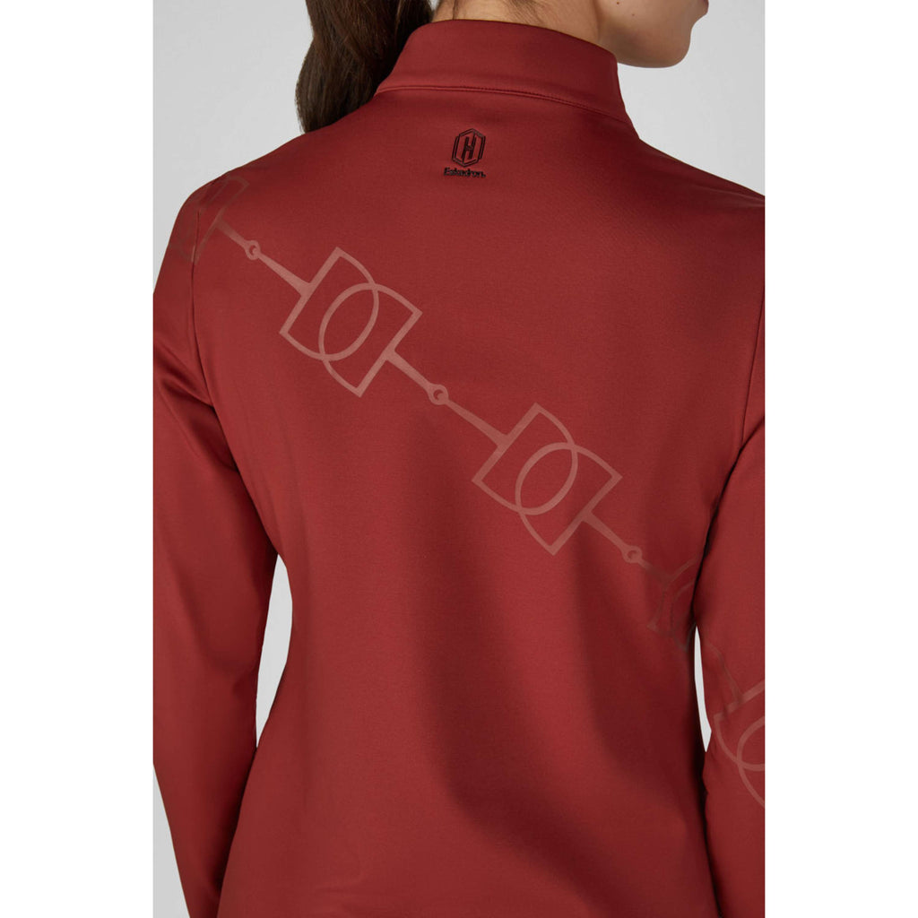 Eskadron Shirt Heritage Half-Zip Merlot