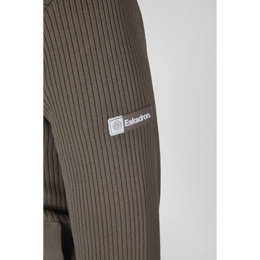 Eskadron Zip-Hoodie Dynamics Knit Powdertaupe