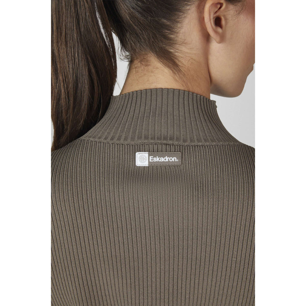 Eskadron Zip-Hoodie Dynamics Knit Powdertaupe