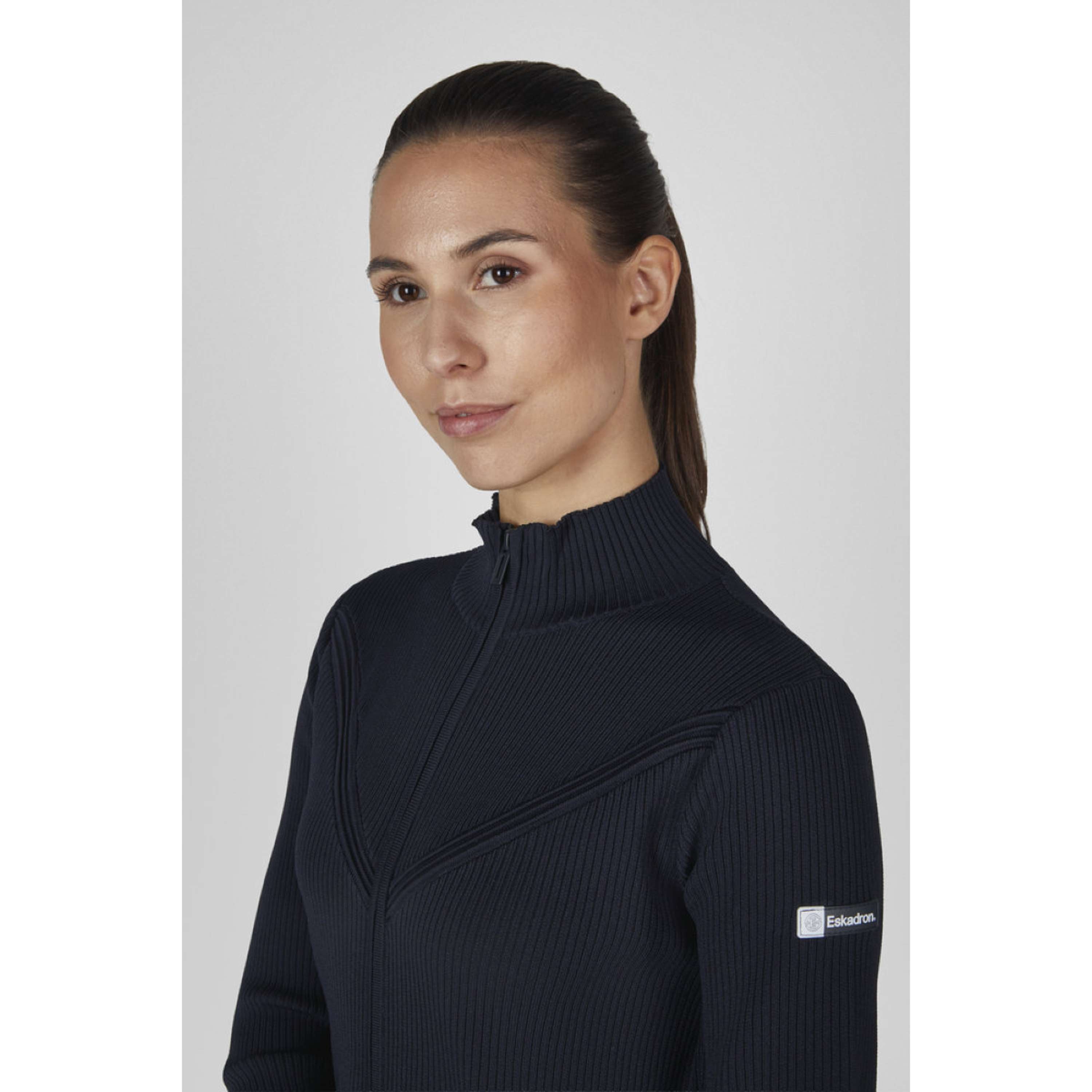 Eskadron Zip-Hoodie Dynamics Knit Navy