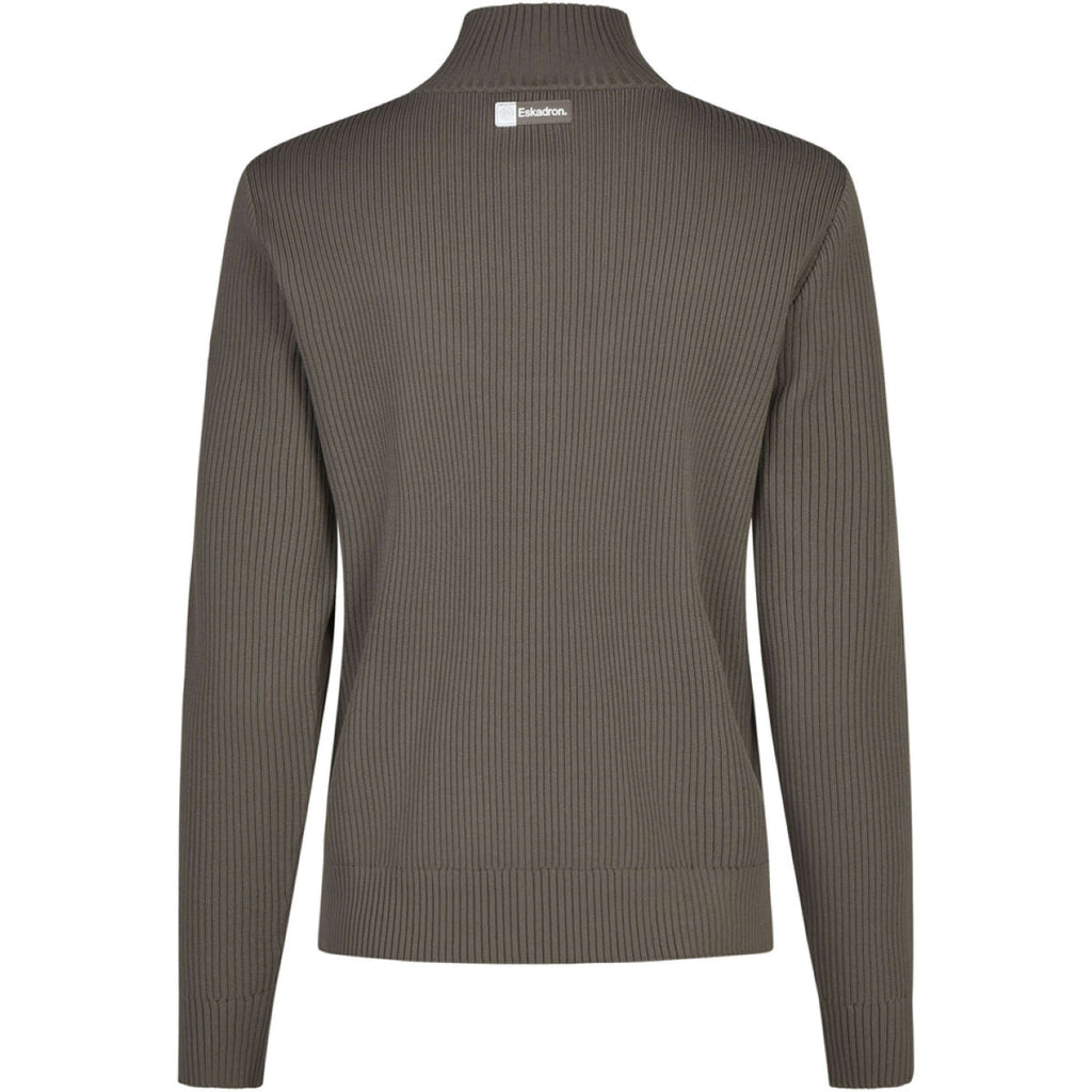 Eskadron Zip-Hoodie Dynamics Knit Powdertaupe