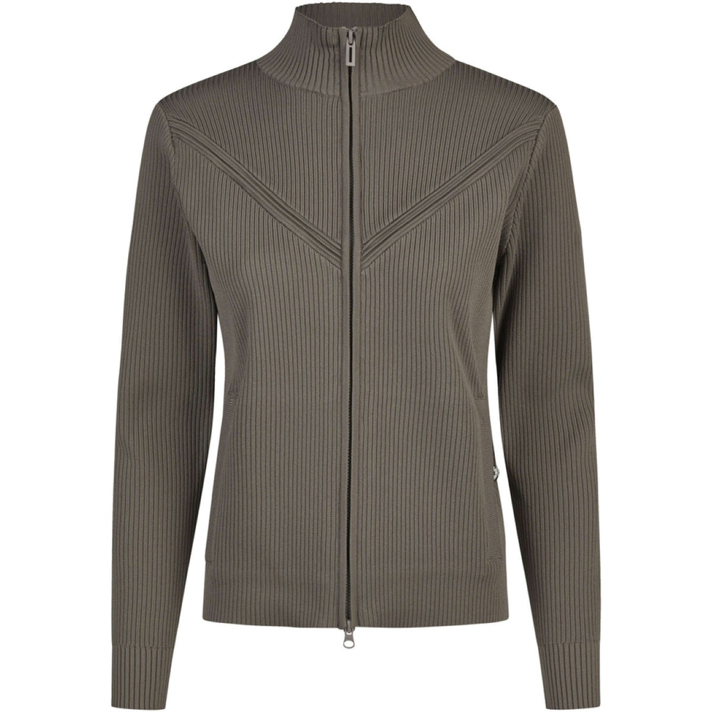 Eskadron Zip-Hoodie Dynamics Knit Powdertaupe