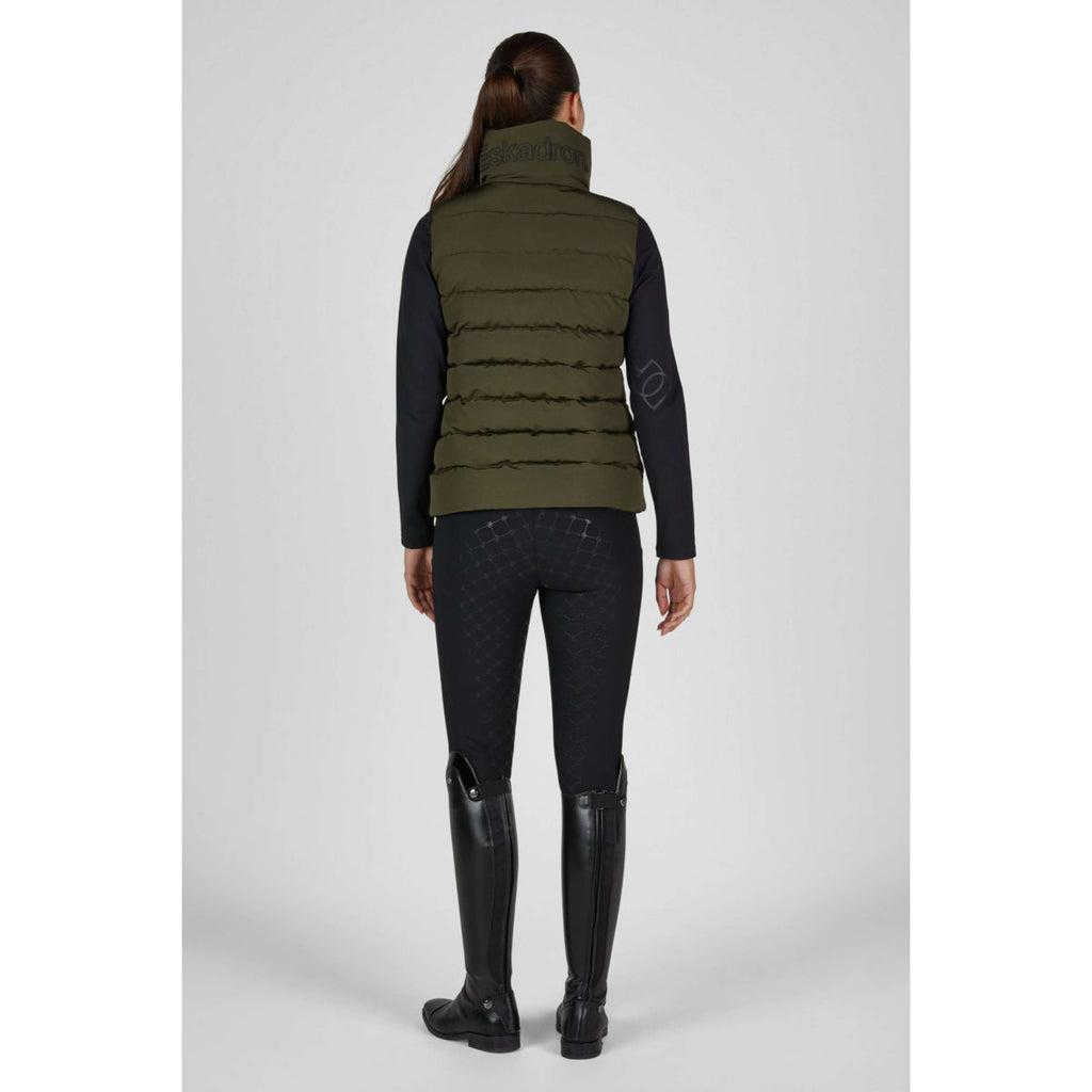 Eskadron Bodywarmer Heritage Quilt Waistcoat Deep Moss