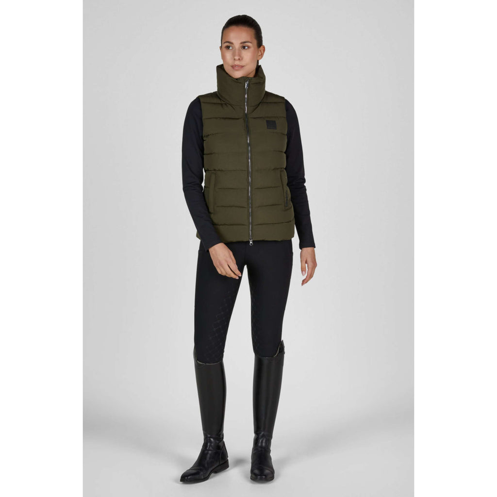 Eskadron Bodywarmer Heritage Quilt Waistcoat Deep Moss
