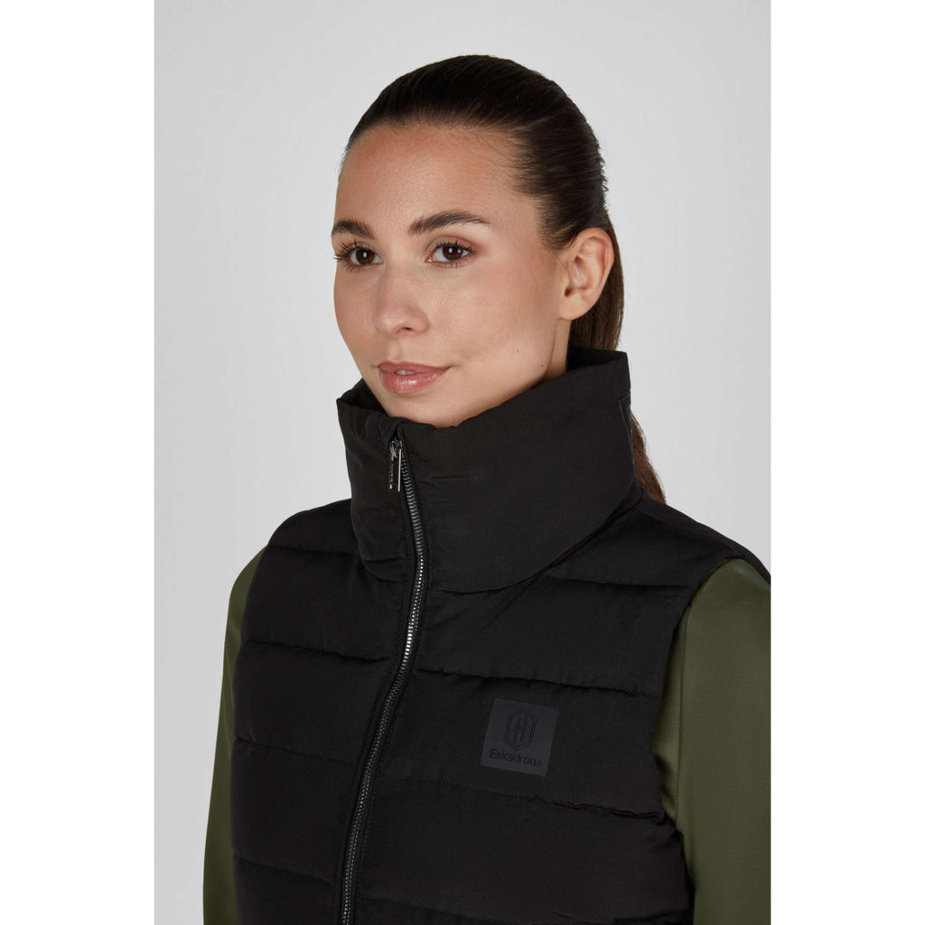 Eskadron Bodywarmer Heritage Quilt Waistcoat Black