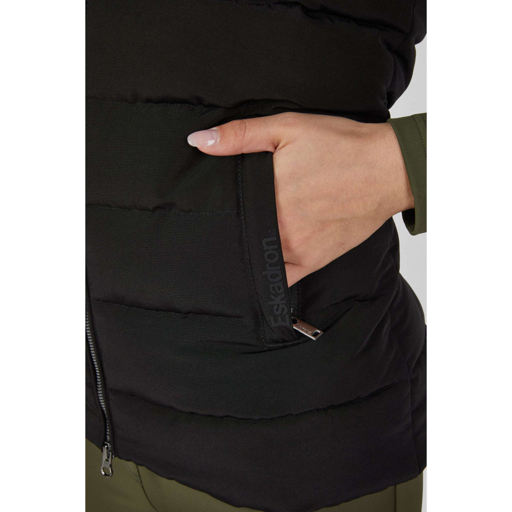 Eskadron Bodywarmer Heritage Quilt Waistcoat Black