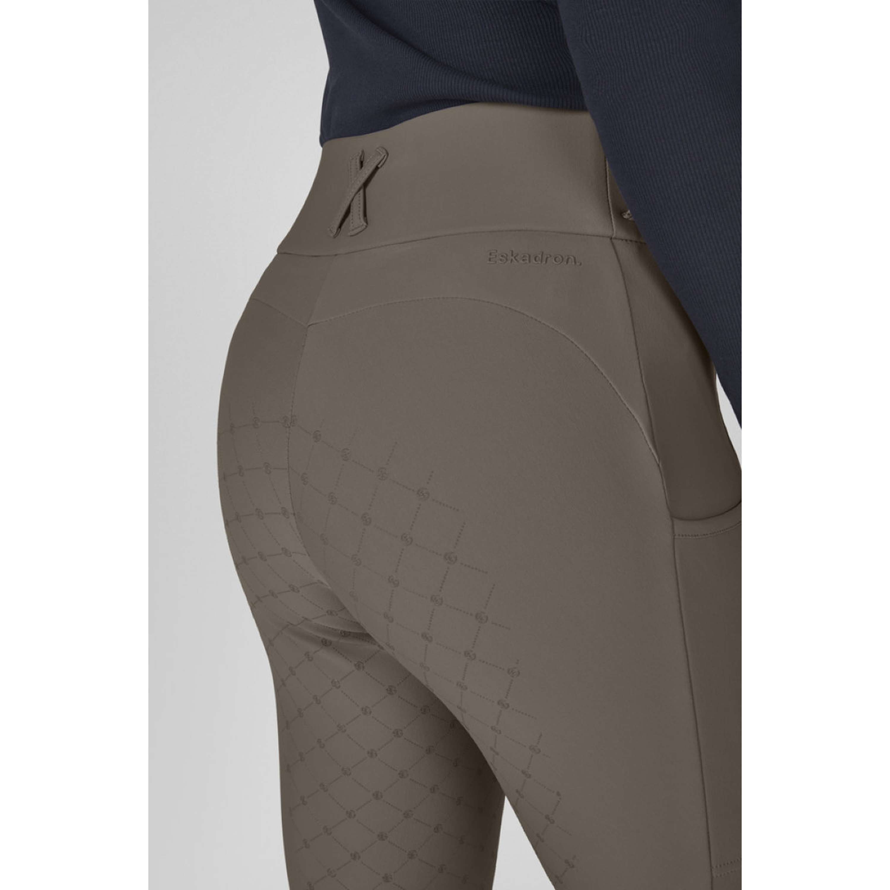 Eskadron Riding Legging Dynamics Cosy Full Grip Powdertaupe
