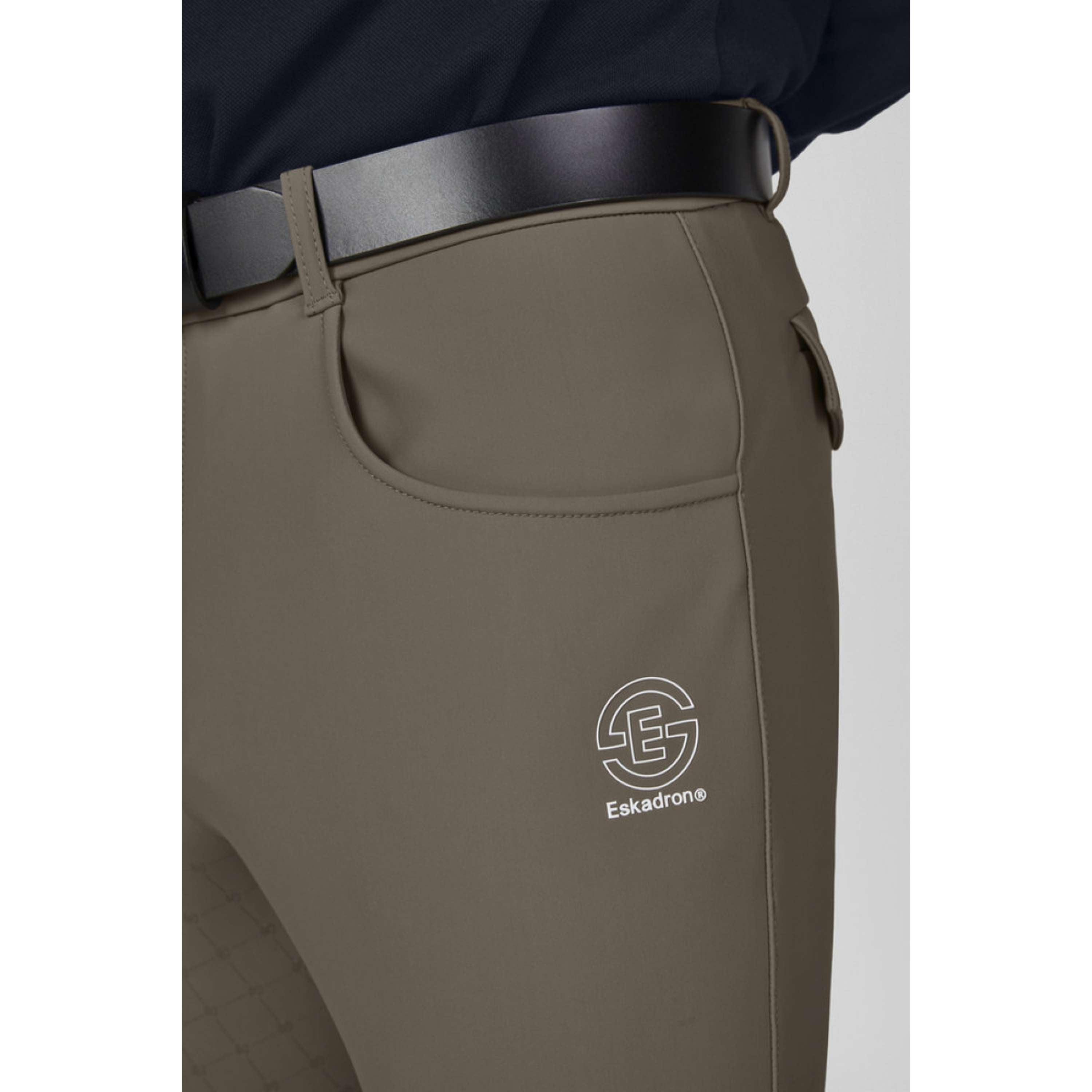 Eskadron Breeches Dynamics Full Grip Men Powdertaupe