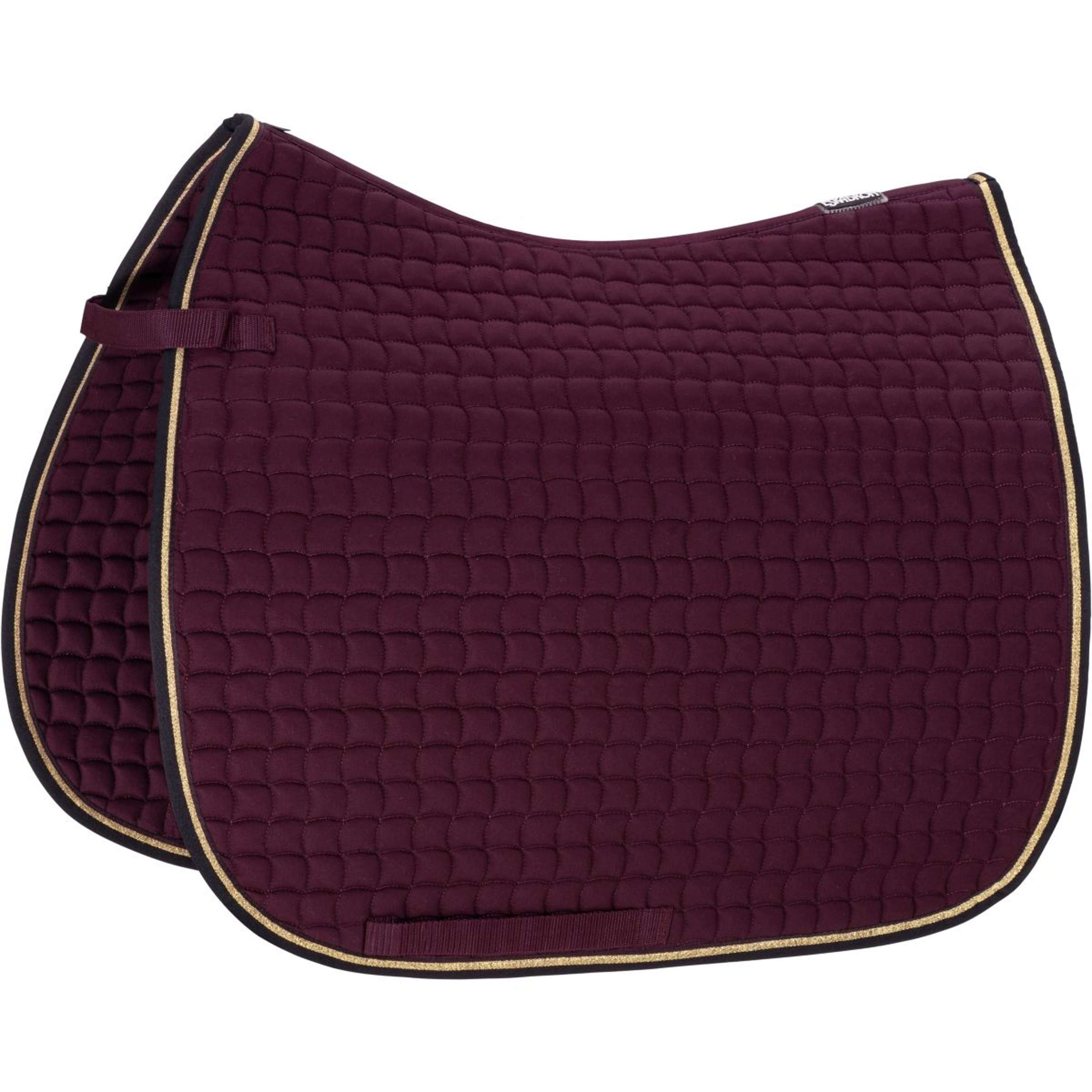 Eskadron Saddlepad Cotton Contrast General Purpose Blackberry