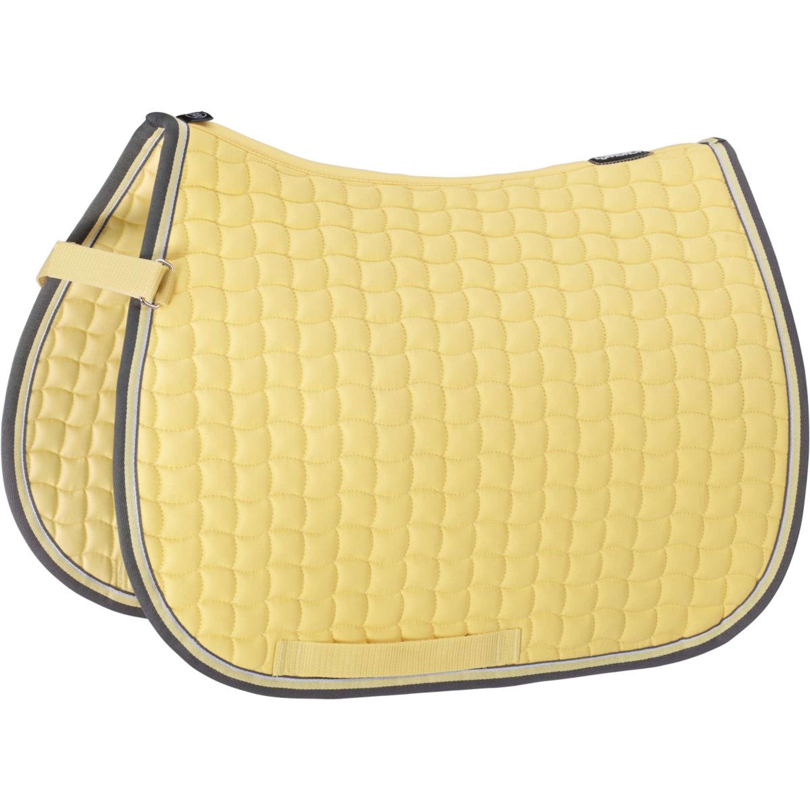 Eskadron Saddlepad Cotton Contrast Shetty Banana Yellow