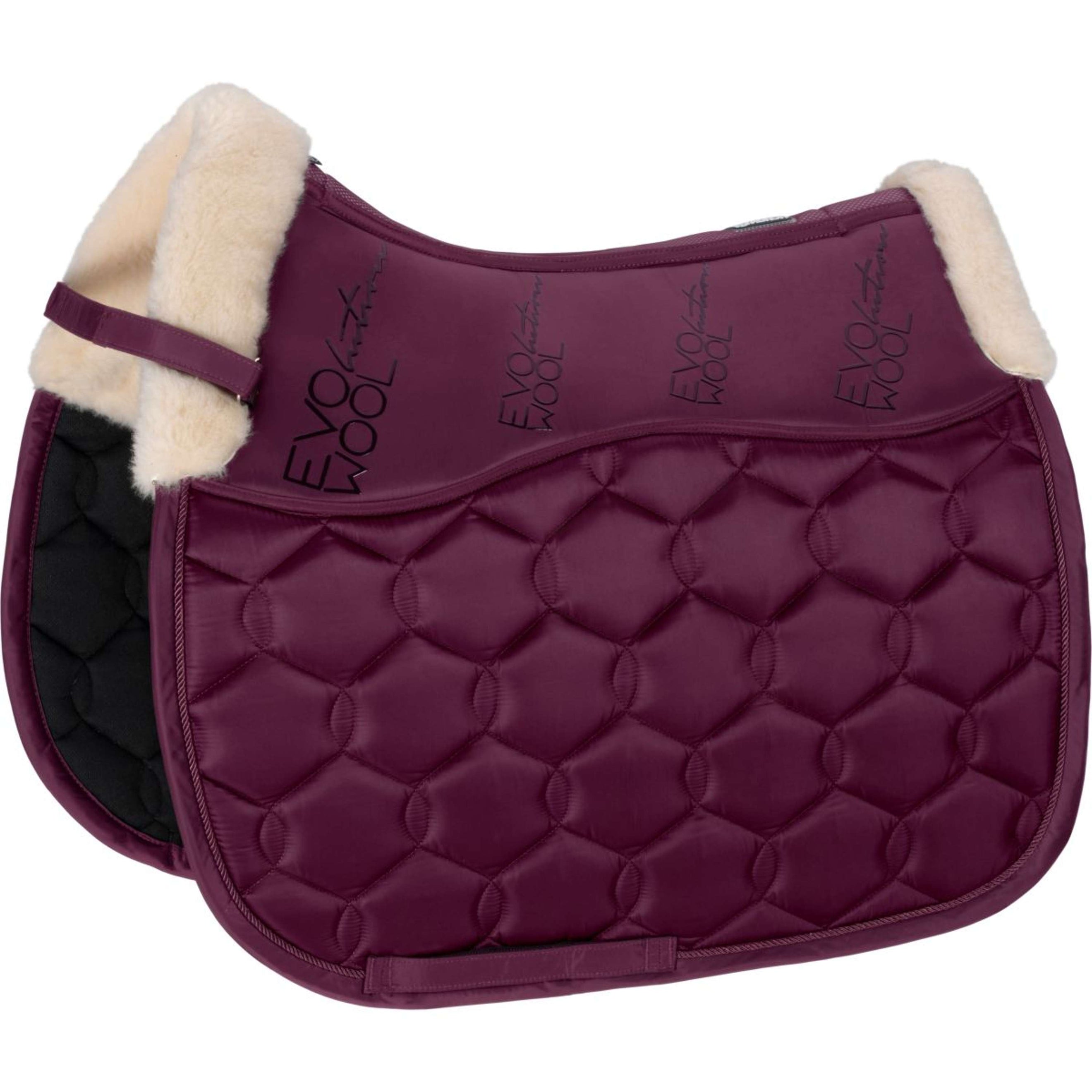 Eskadron Saddlepad Glossy Evo Wool General Purpose Blackberry