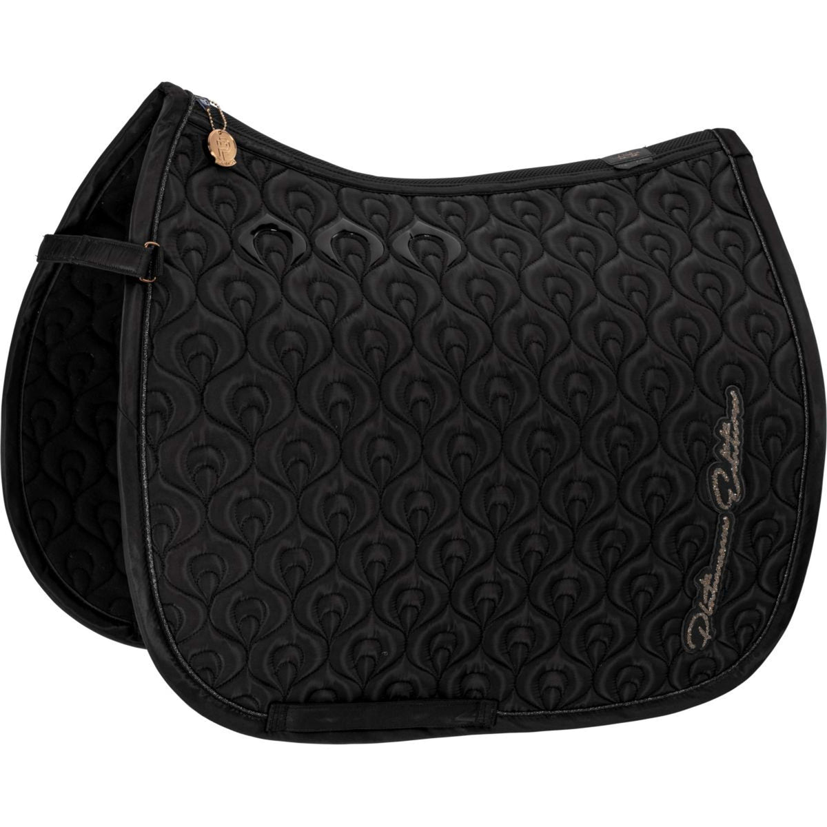 Eskadron Platinum Saddlepad Dressage Highgloss Peacock Black